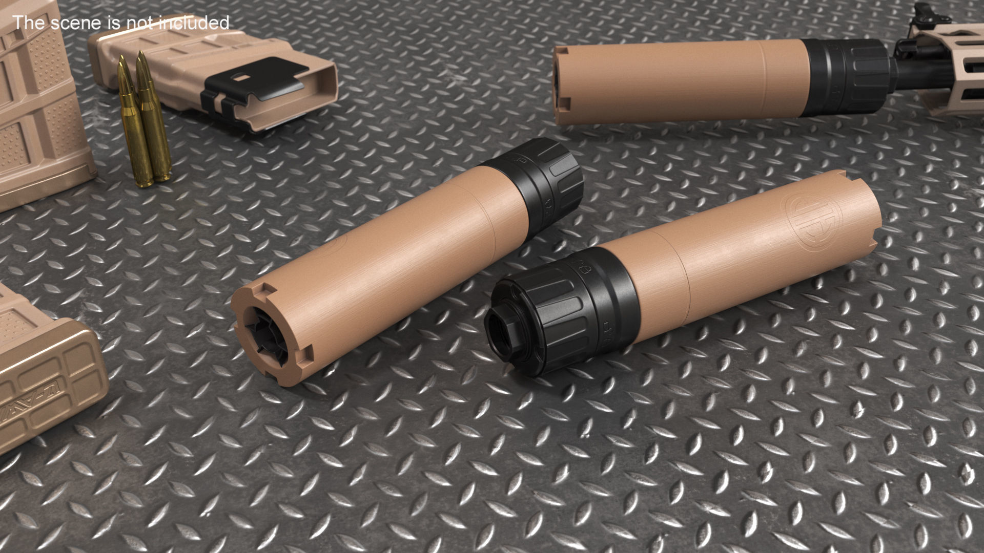 Moderator Silencer 3D model