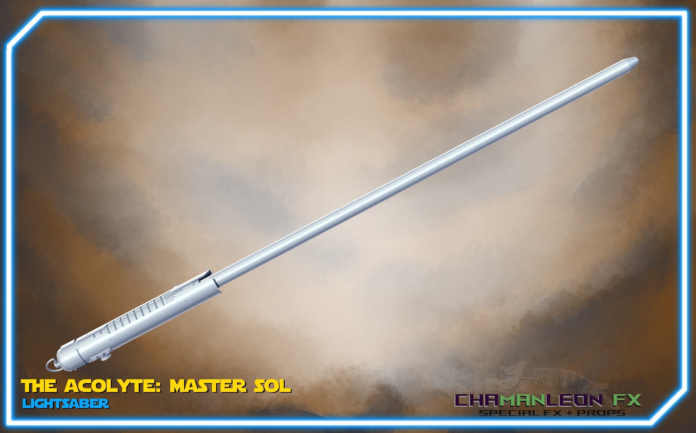 Jedi Master Sol Lightsaber Acolyte Functional Cosplay Prop 3D print model_12