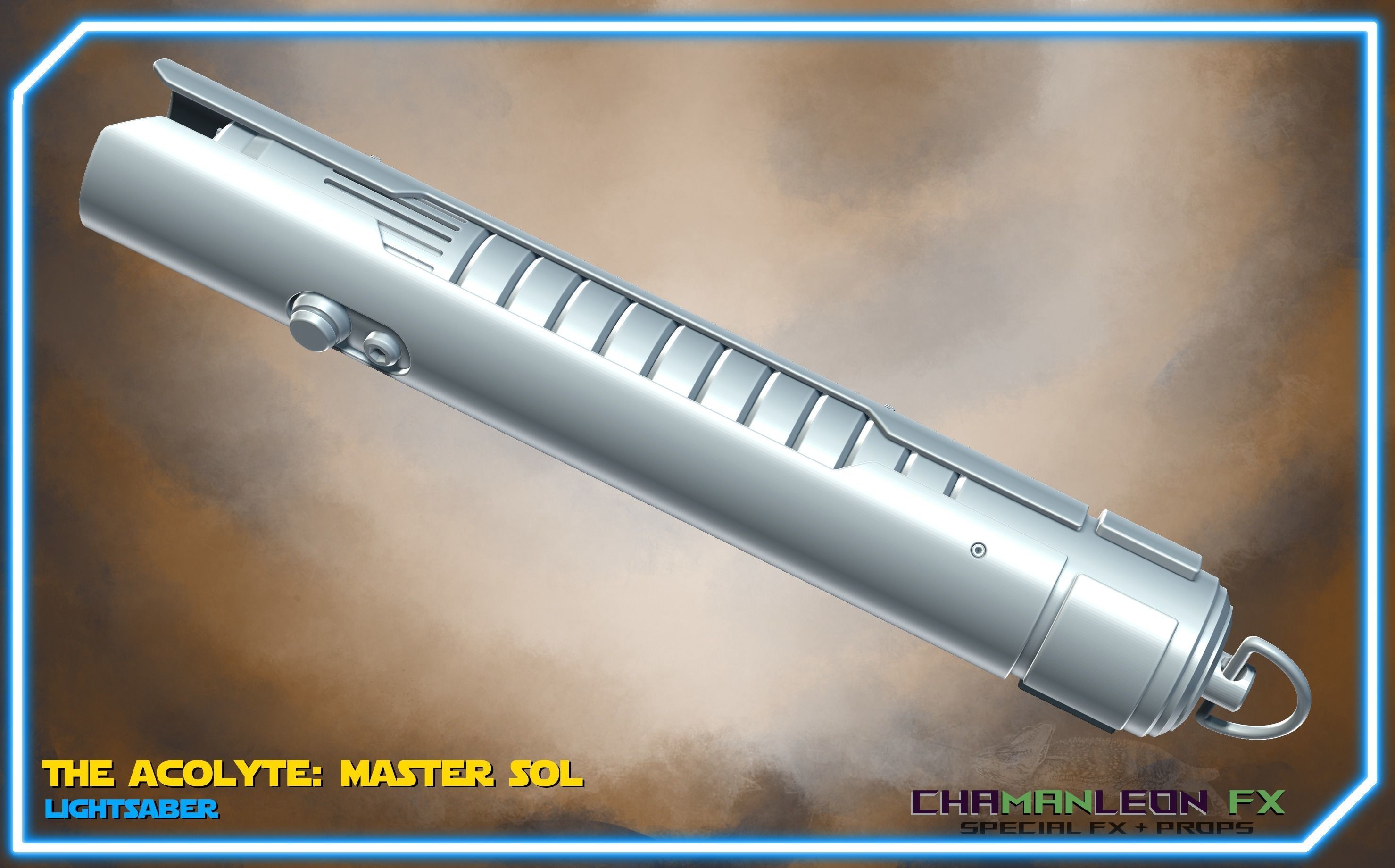 Jedi Master Sol Lightsaber Acolyte Functional Cosplay Prop 3D print model_8