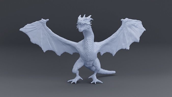 Dragon Wyrm 1   3D model
