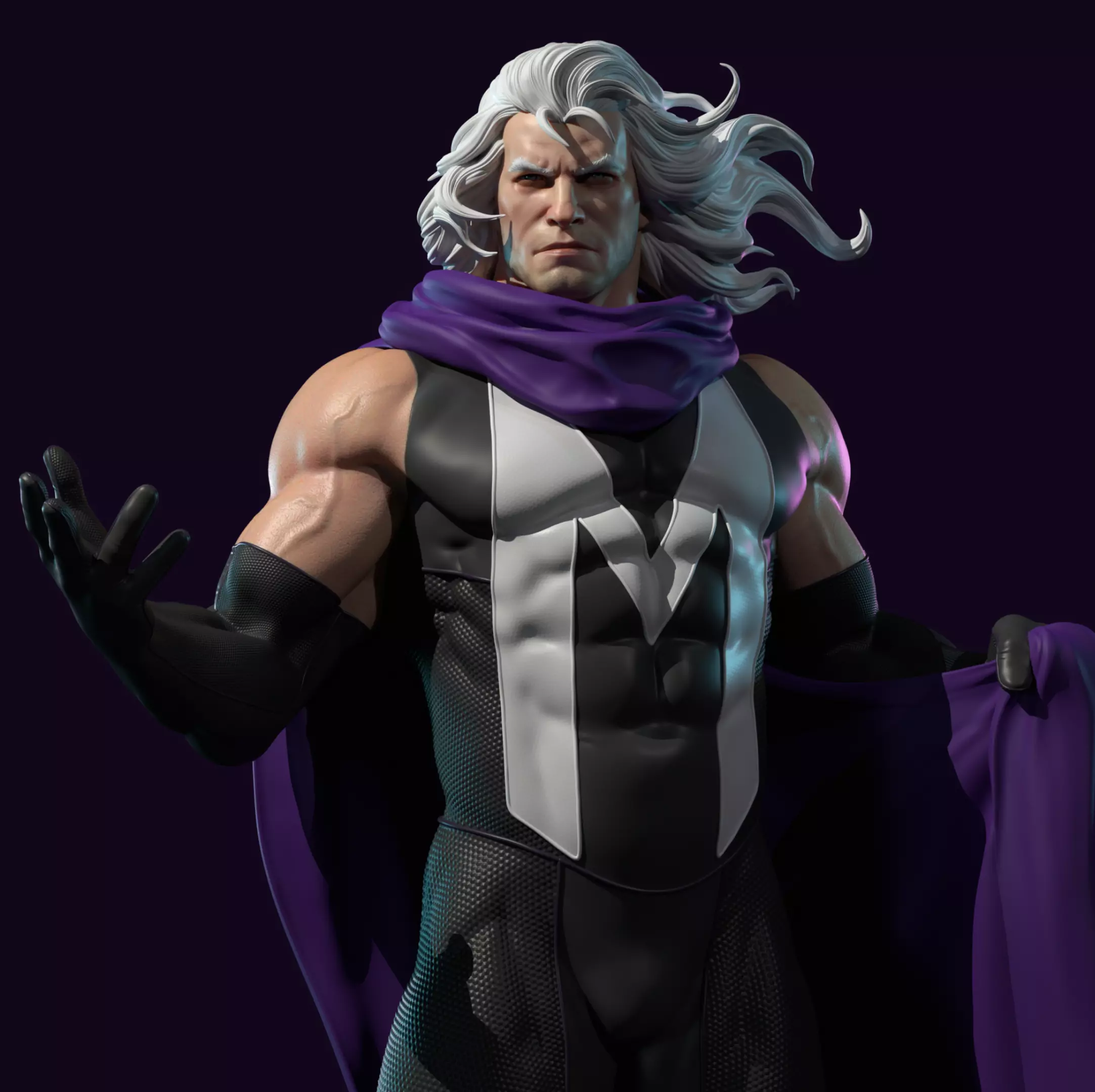 Magneto statue for 3d printing 3D print model_0