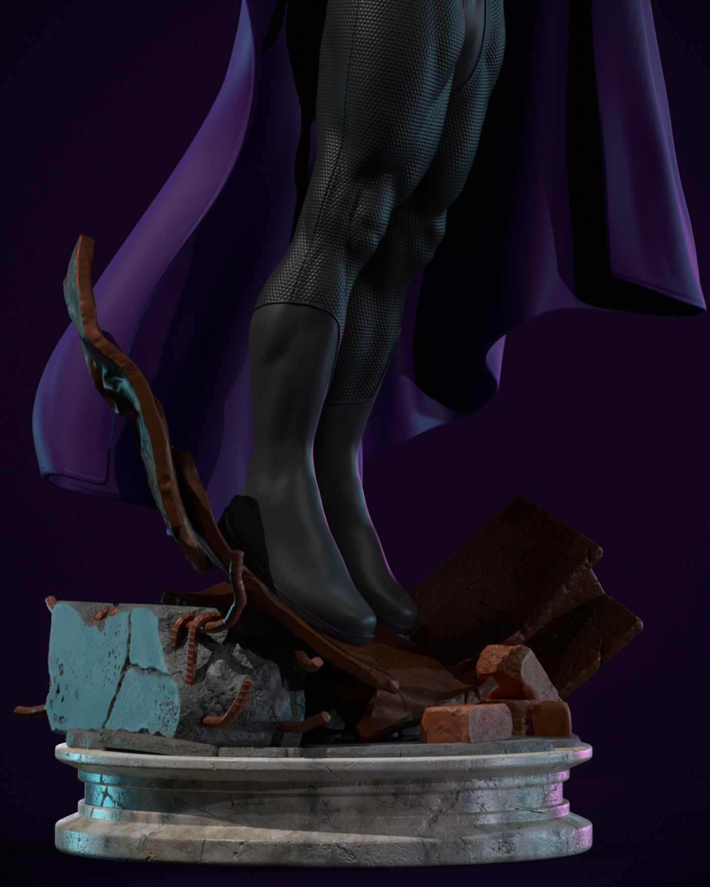 Magneto statue for 3d printing 3D print model_3