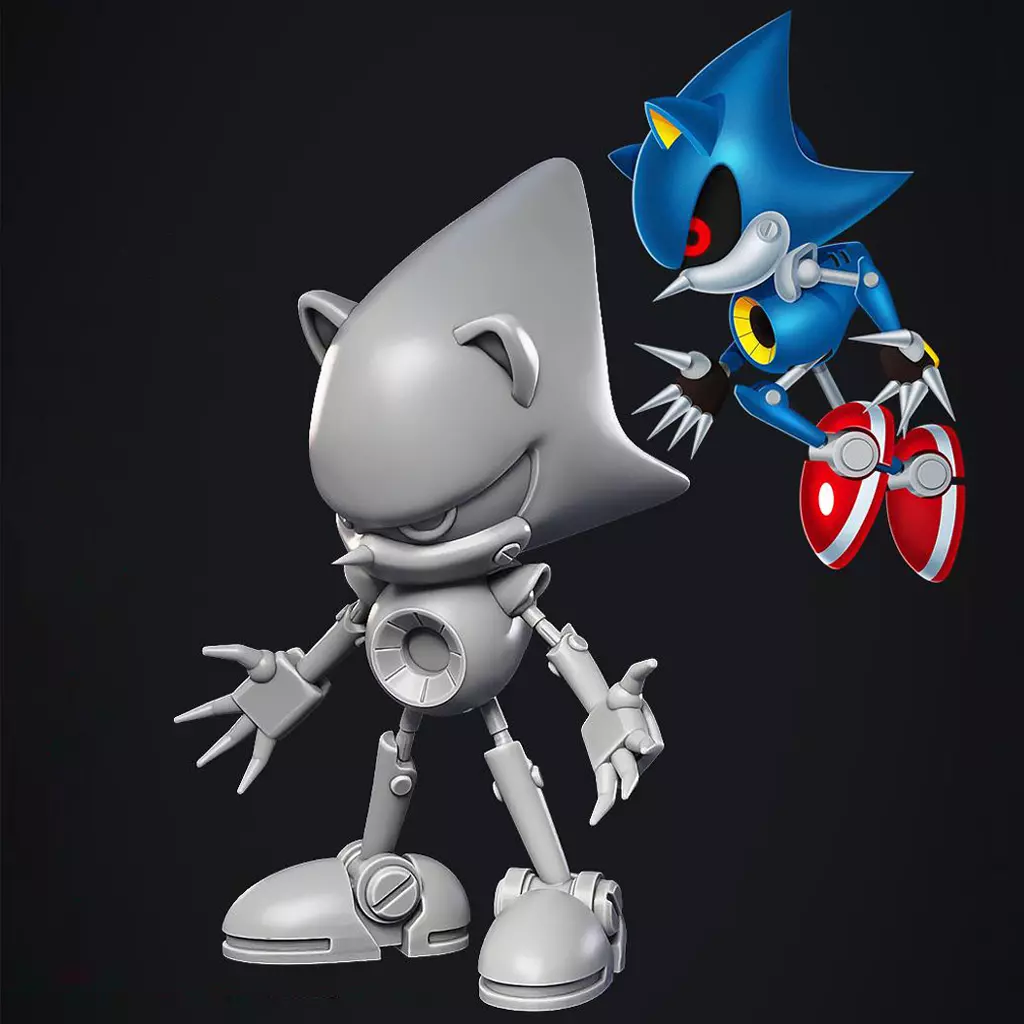 Metal Sonic - Sonic CD 3D print model_0