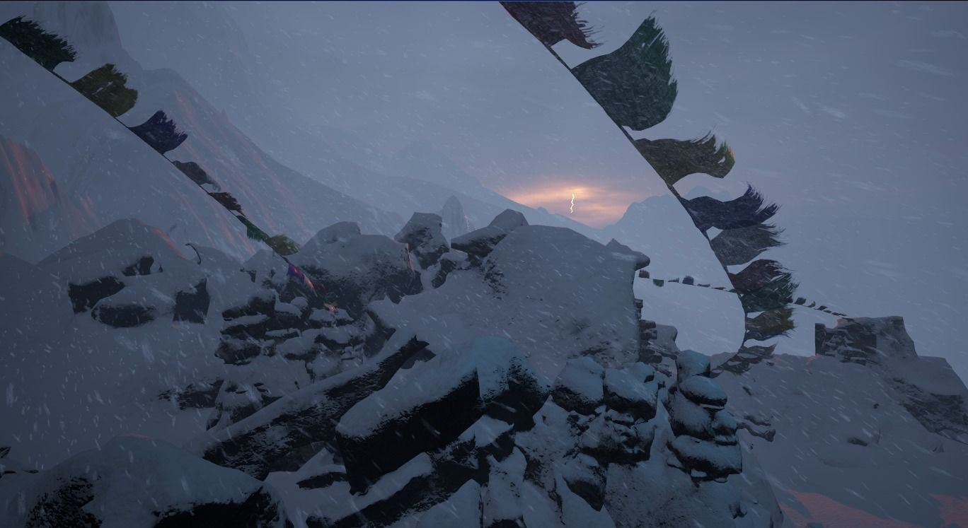 Tibetan Prayer Flags Game Ready for UE 5 or Maya Low-poly 3D model_7