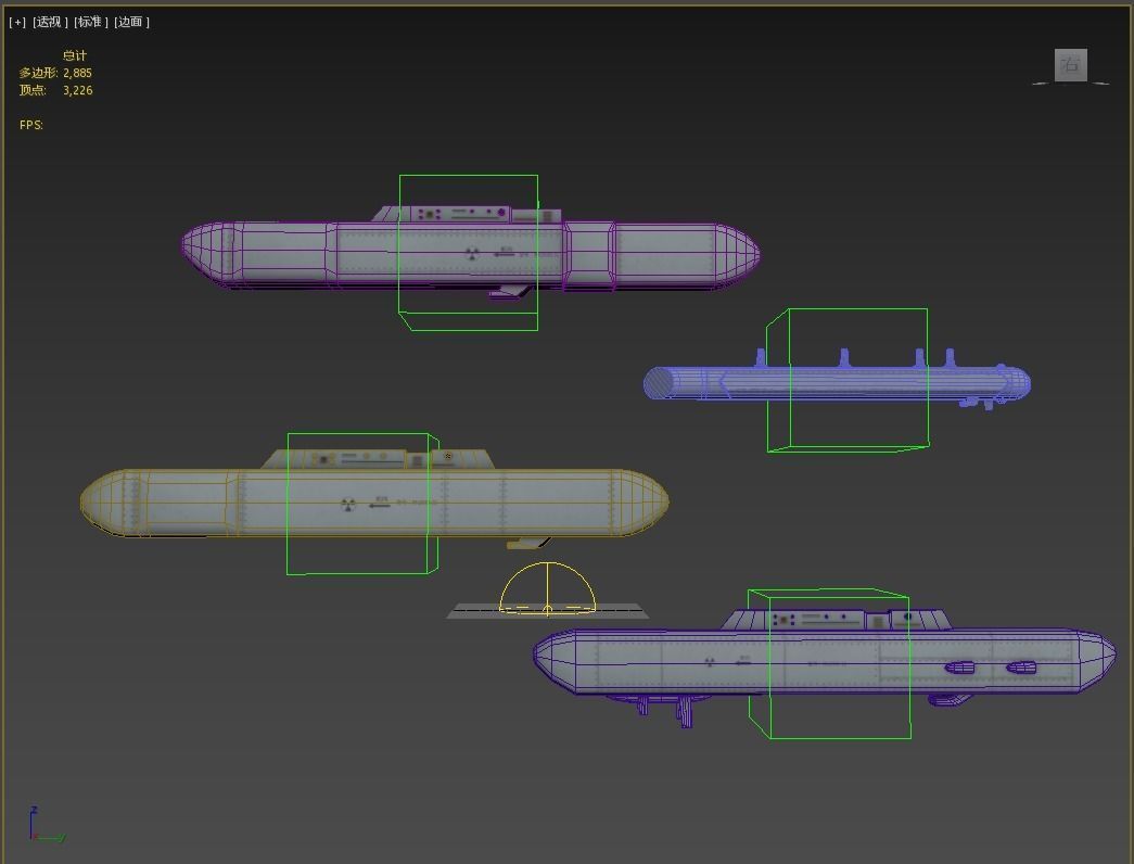 PLAAF RKZ-930 Tactical Jamming System TJS Electronics Pod Low-poly 3D model_20