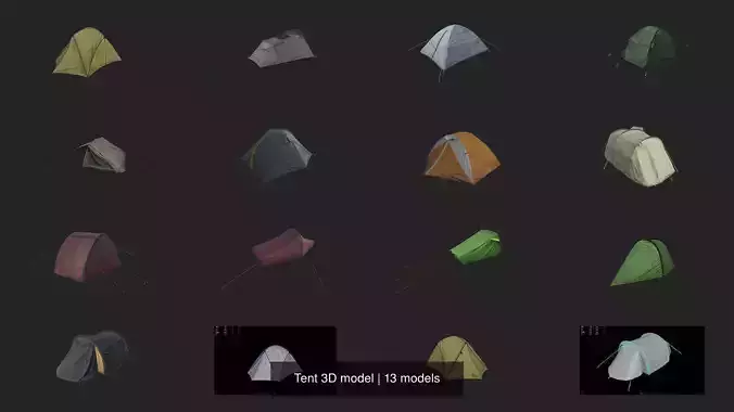 Tent 3D model