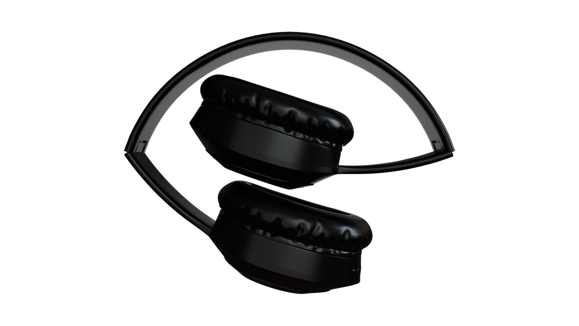 Headphone M5 HJ-4H Nexus Black 3D model_3