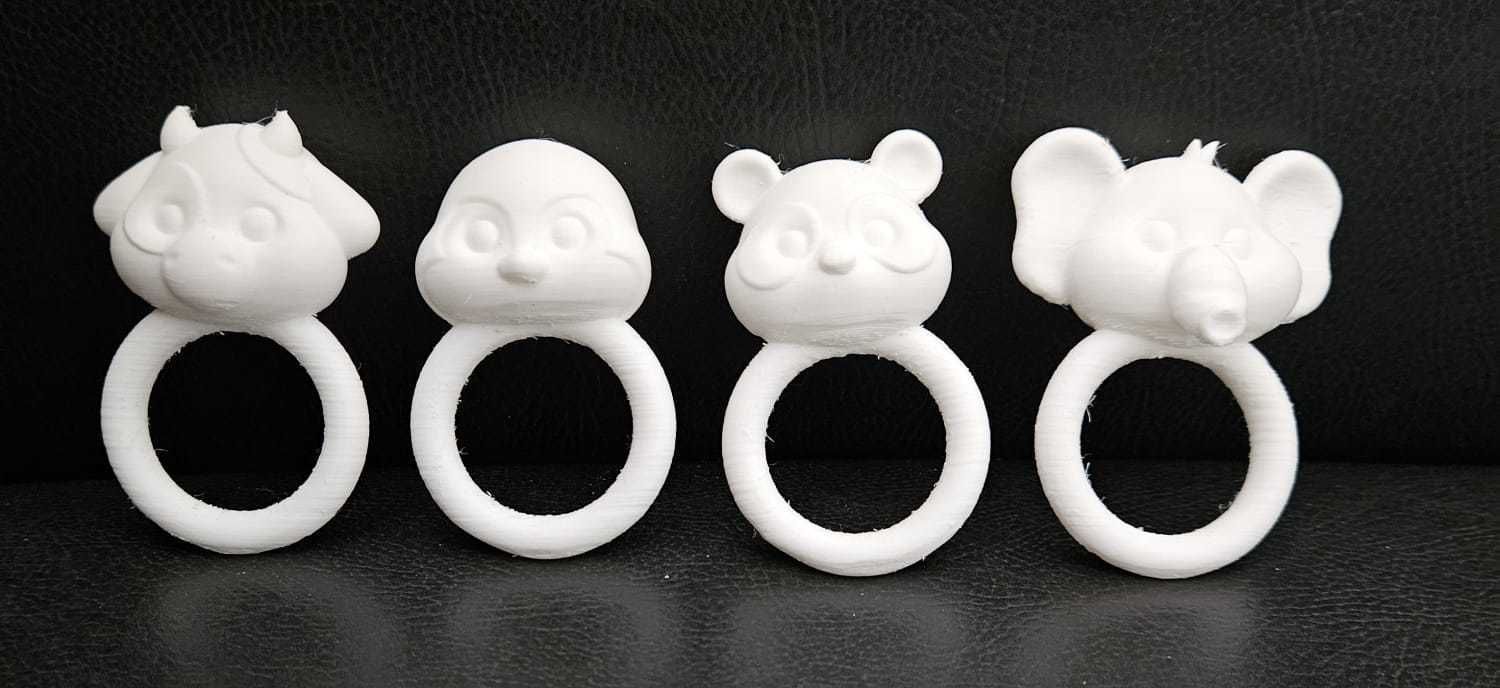 Cute Animals Napkin Holders 3D print model_7