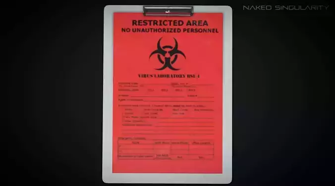 Information Paper - Laboratory - PBR - FREE Free low-poly 3D model