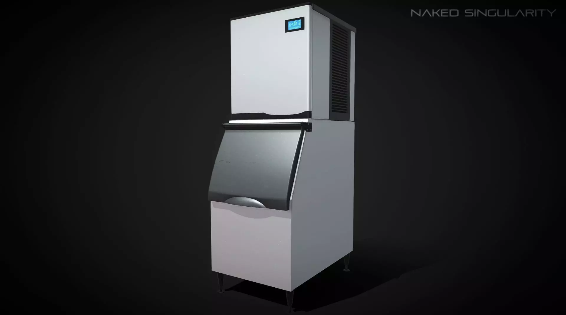 Ice Maker - Freezer Fridge Laboratory PBR Low-poly 3D model_0