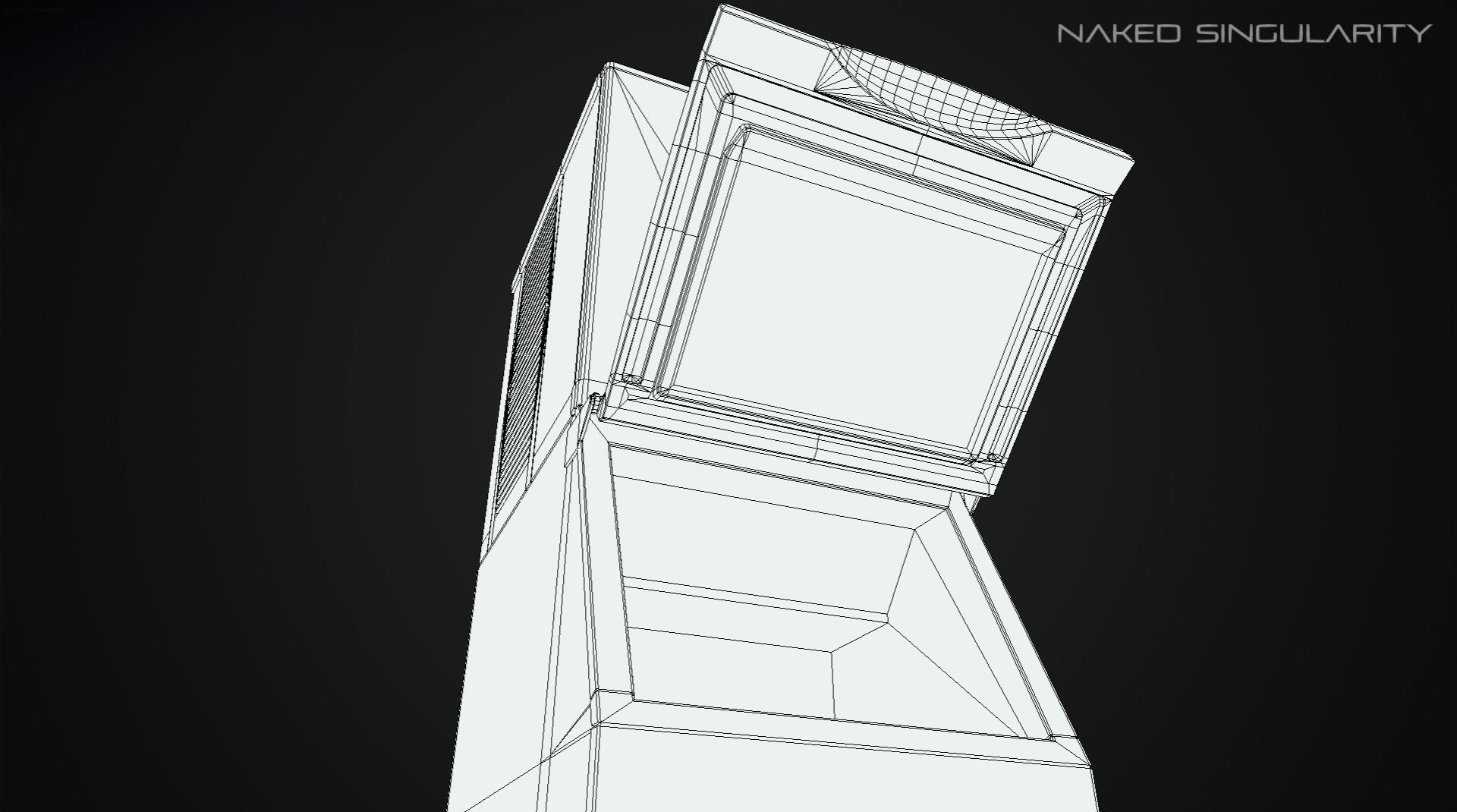 Ice Maker - Freezer Fridge Laboratory PBR Low-poly 3D model_10