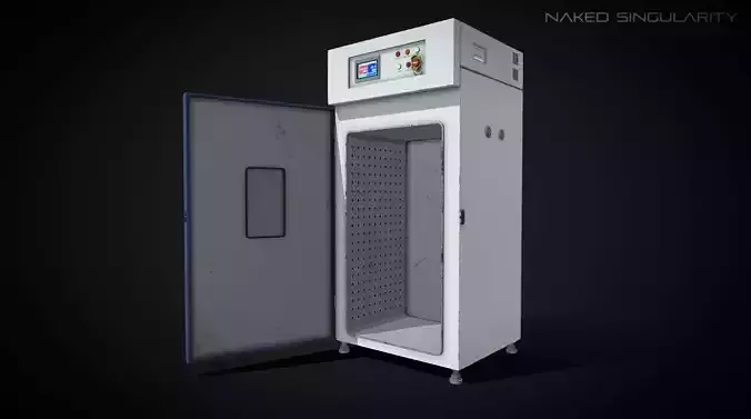 Hot Air Oven - Sterilize - Low poly - PBR
