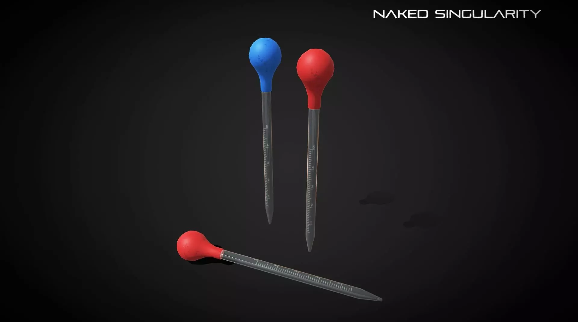 FREE Pipette Laboratory Low poly Low-poly 3D model