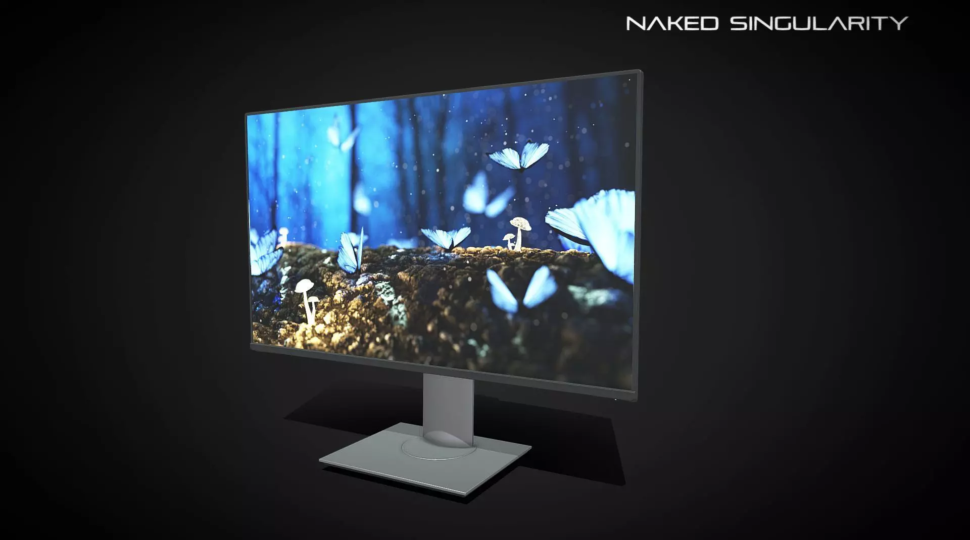 Computer Screen - Display - Rigged Low-poly 3D model