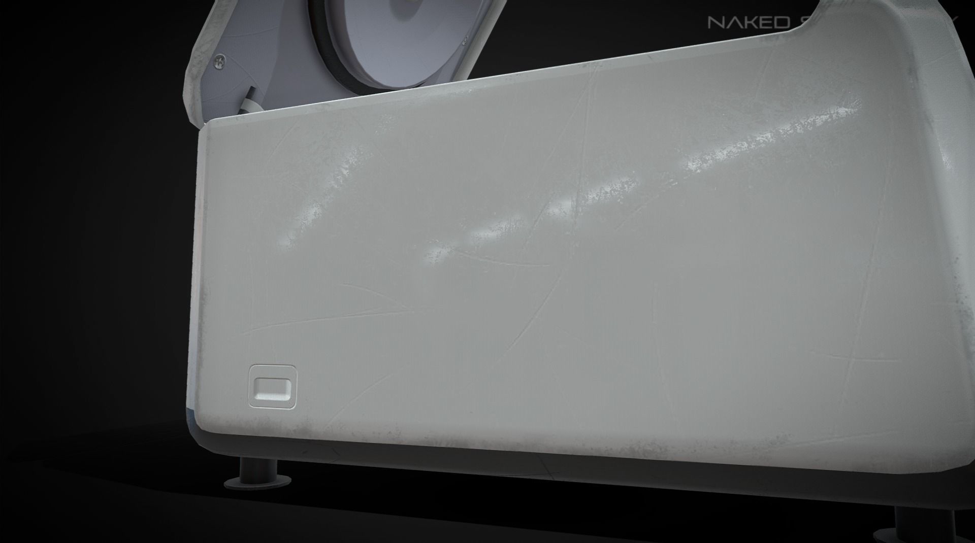 Benchtop Centrifuge with Cryogenic via Low-poly 3D model_10