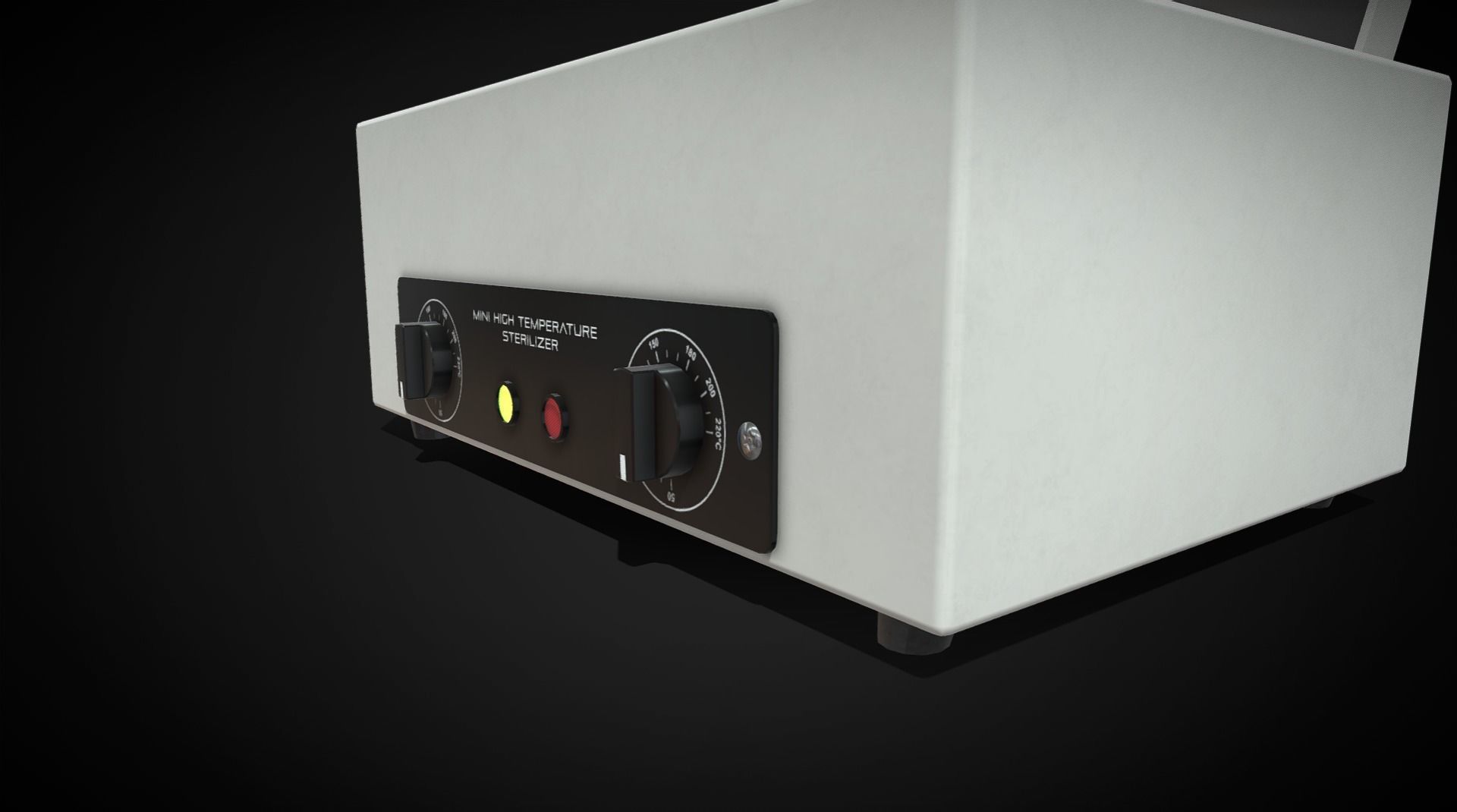 Autoclave  PBR Laboratory equipment electronic Low-poly 3D model_5