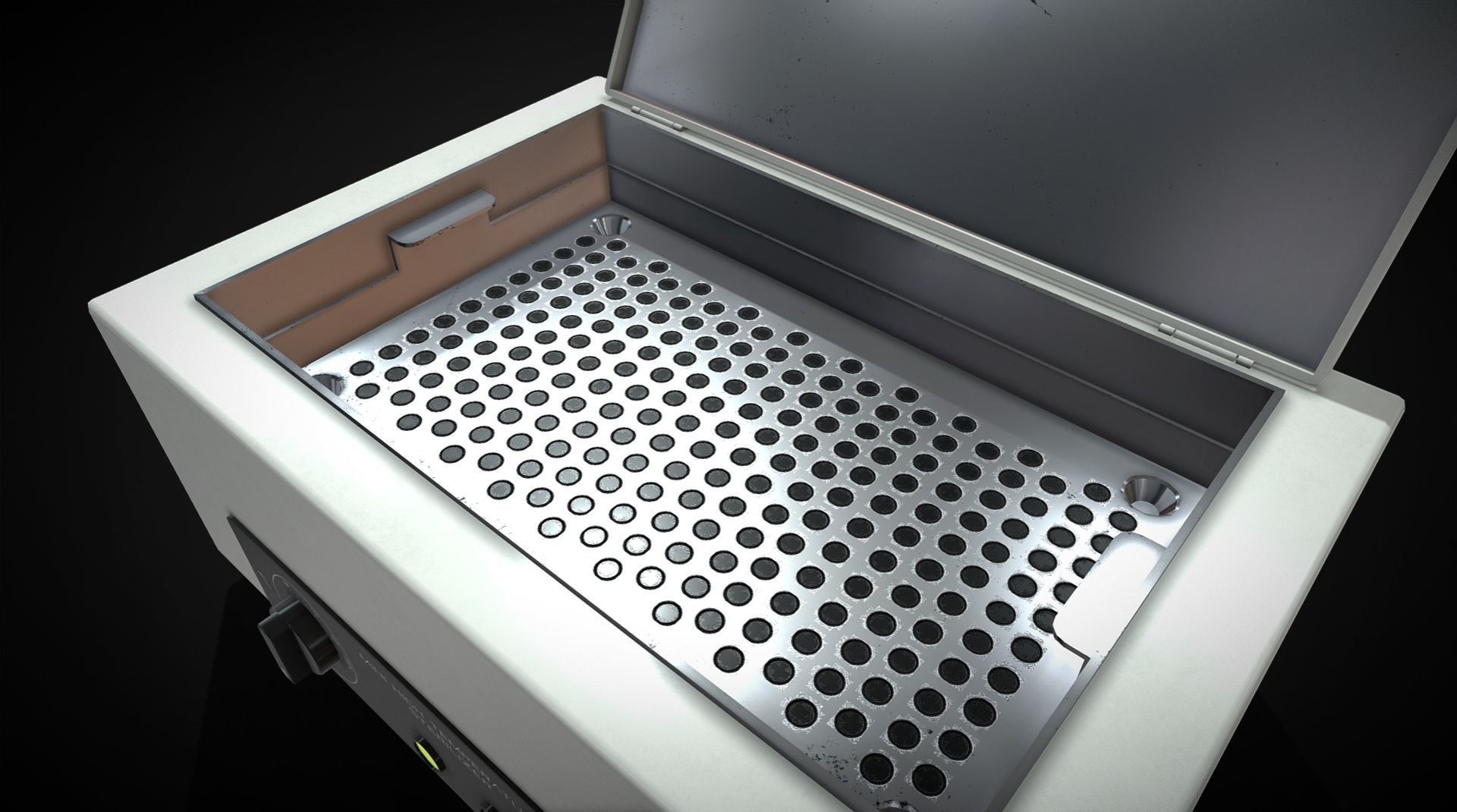 Autoclave  PBR Laboratory equipment electronic Low-poly 3D model_6