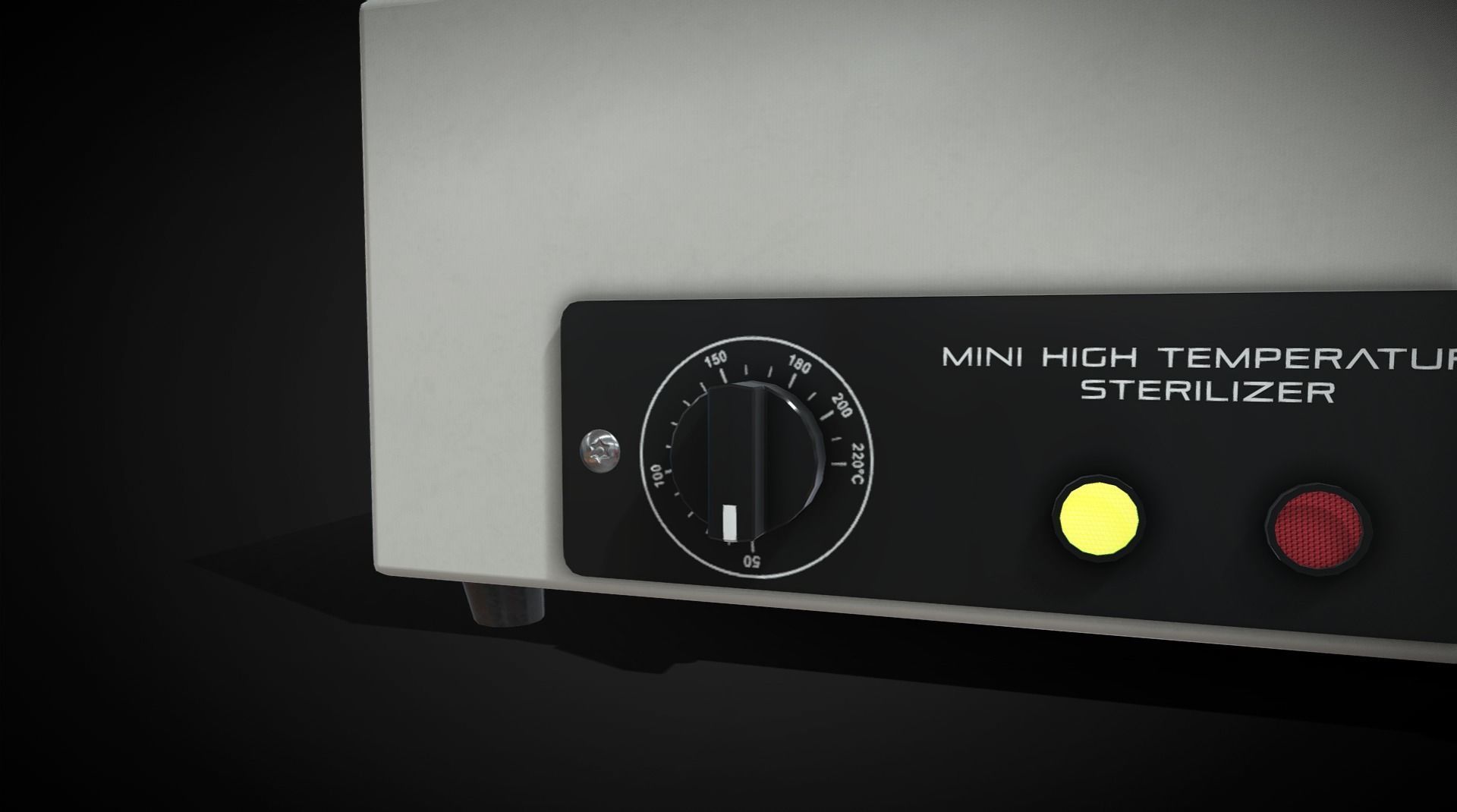 Autoclave  PBR Laboratory equipment electronic Low-poly 3D model_7