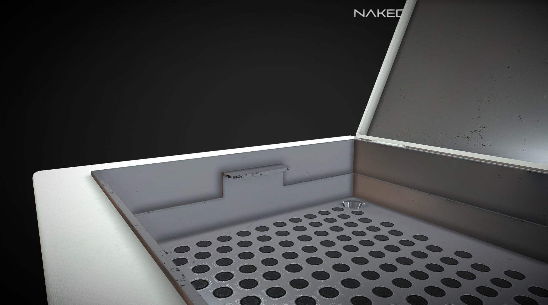 Autoclave  PBR Laboratory equipment electronic Low-poly 3D model_9