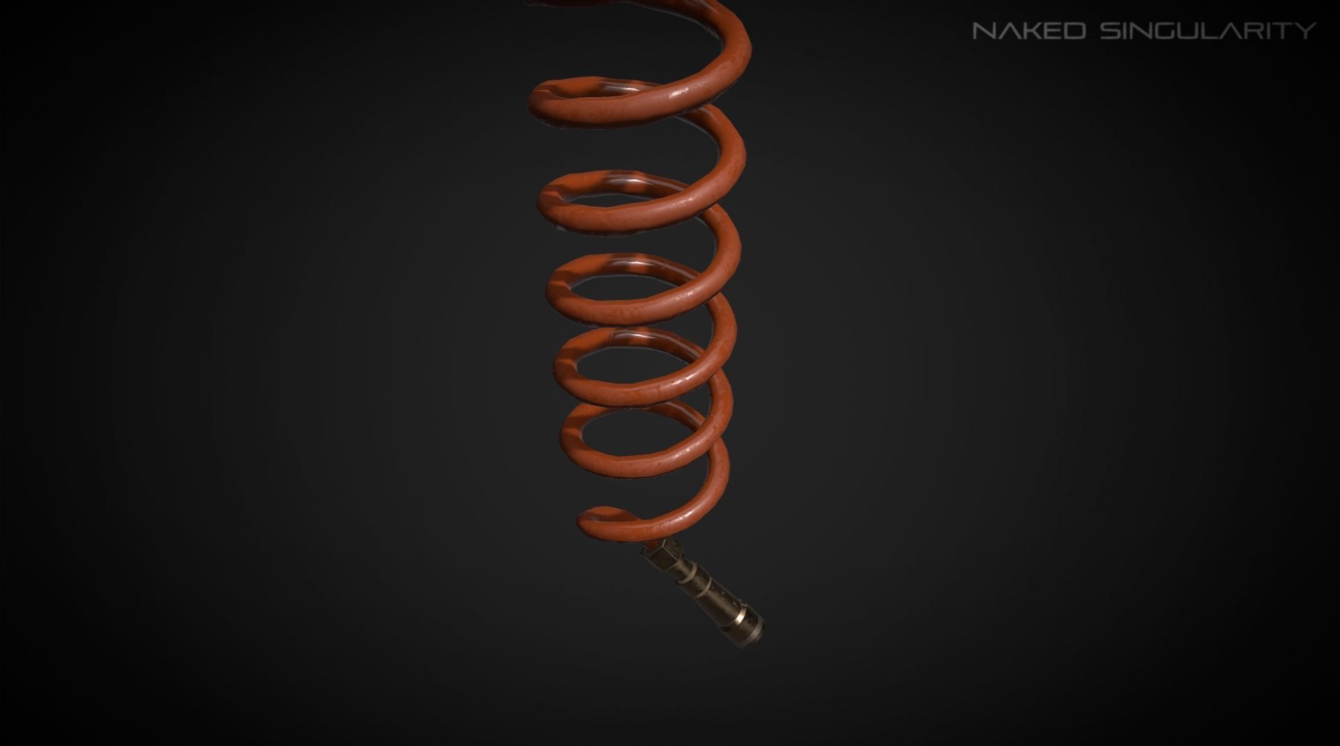 Air Pipe  PBR  Laboratory oxygen supplier Low-poly 3D model_6