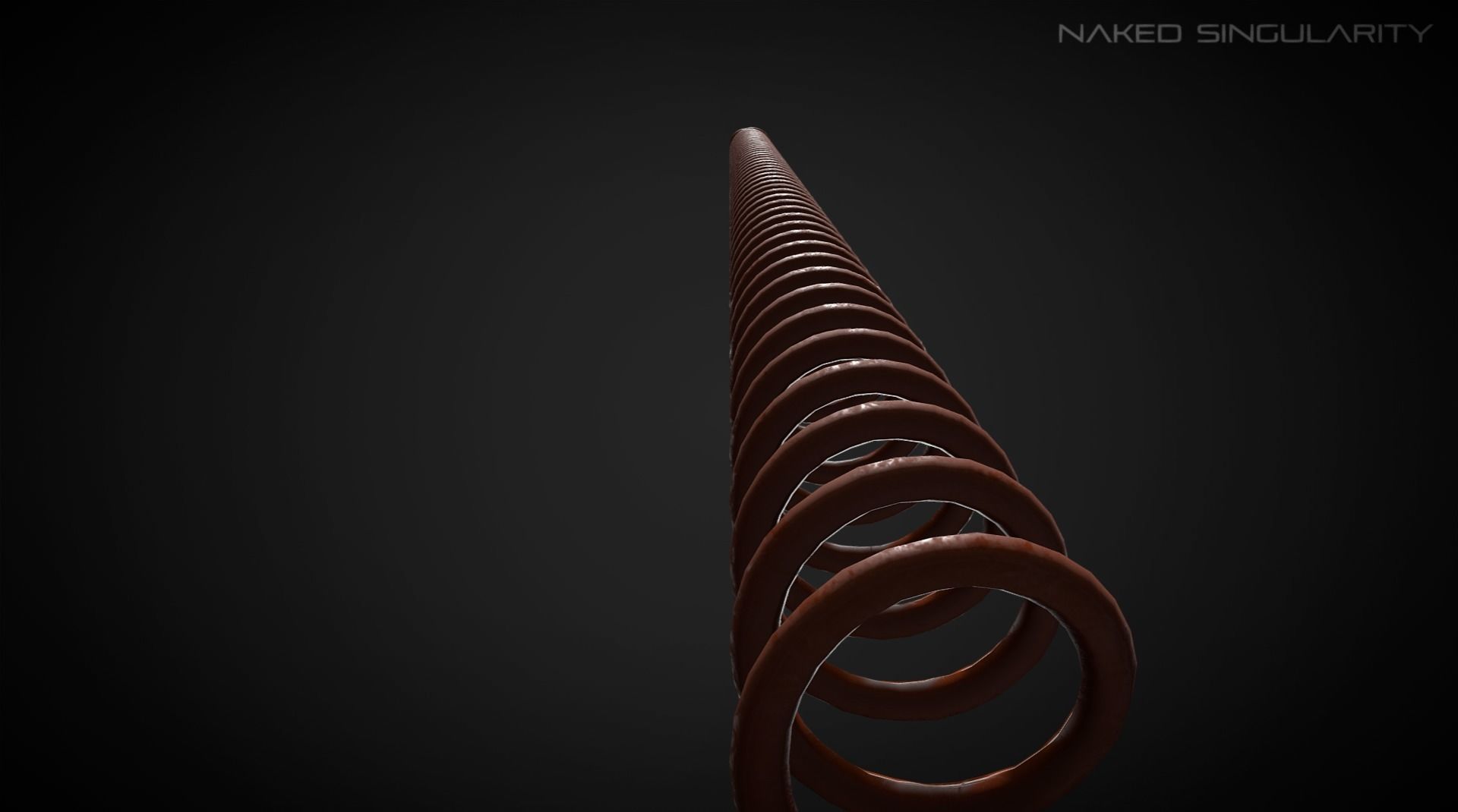 Air Pipe  PBR  Laboratory oxygen supplier Low-poly 3D model_4