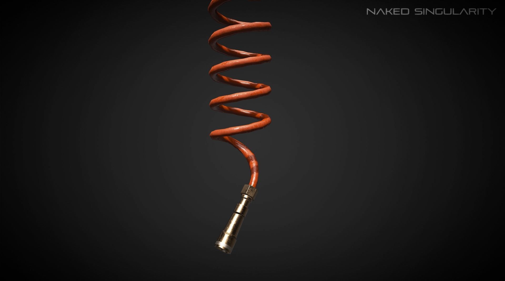 Air Pipe  PBR  Laboratory oxygen supplier Low-poly 3D model_3