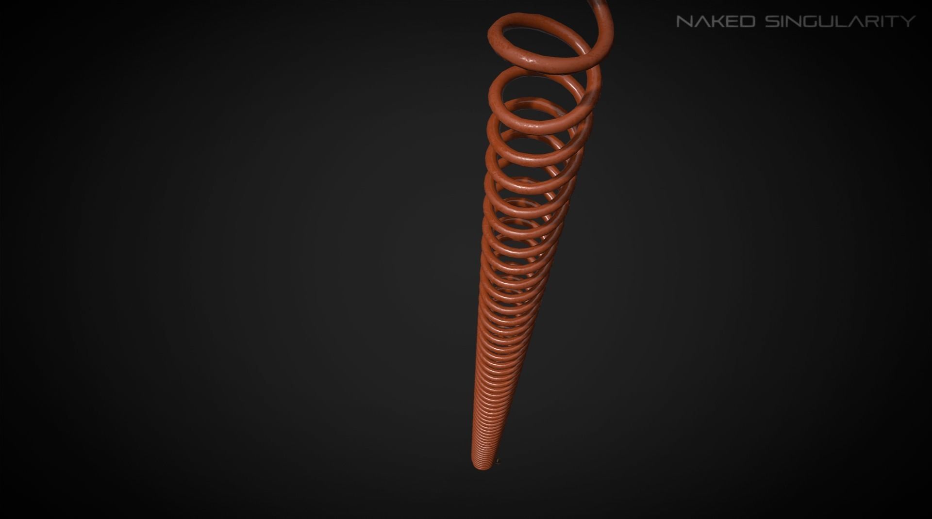 Air Pipe  PBR  Laboratory oxygen supplier Low-poly 3D model_5