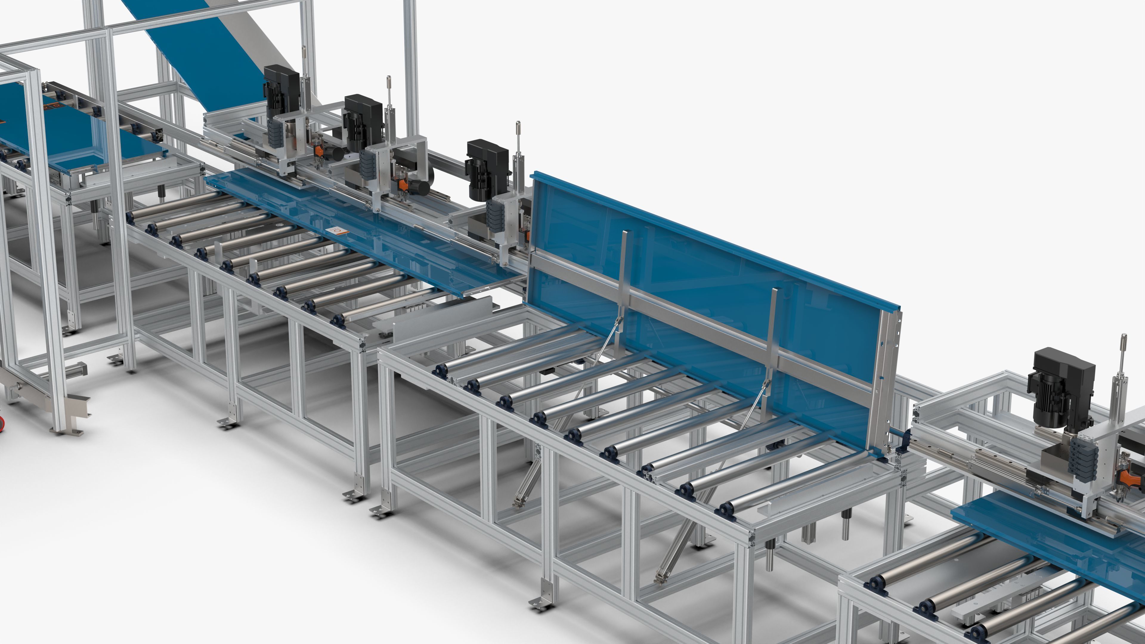 Automatic Hall Door Panel Assembly Line 3D model_14