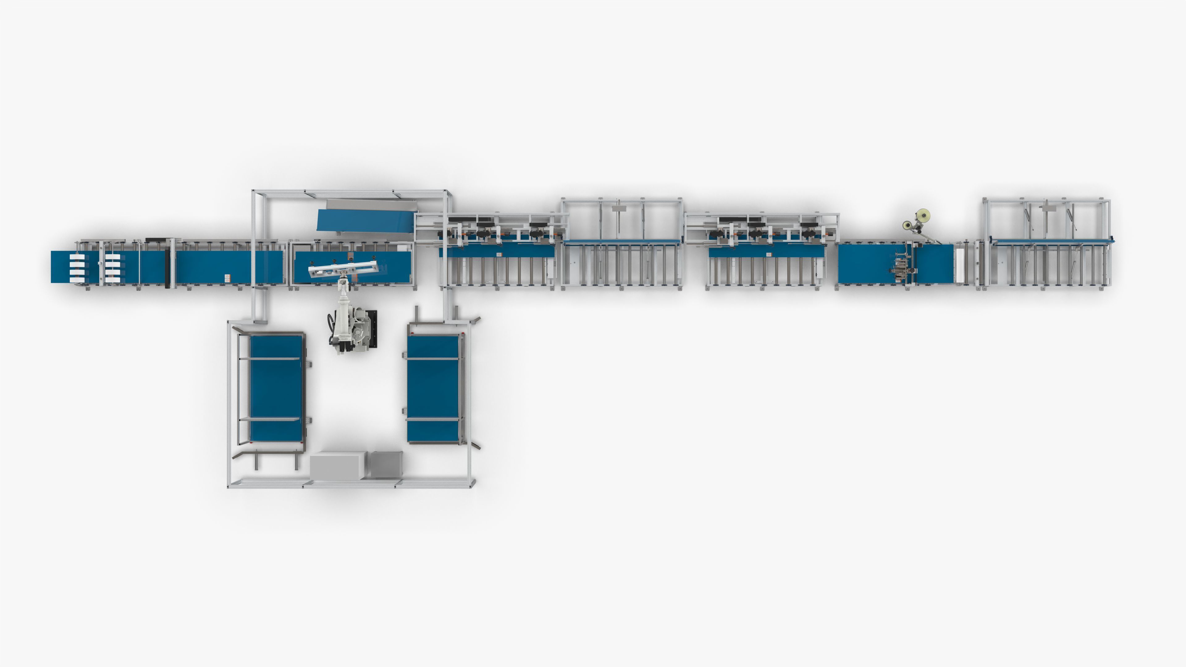 Automatic Hall Door Panel Assembly Line 3D model_9