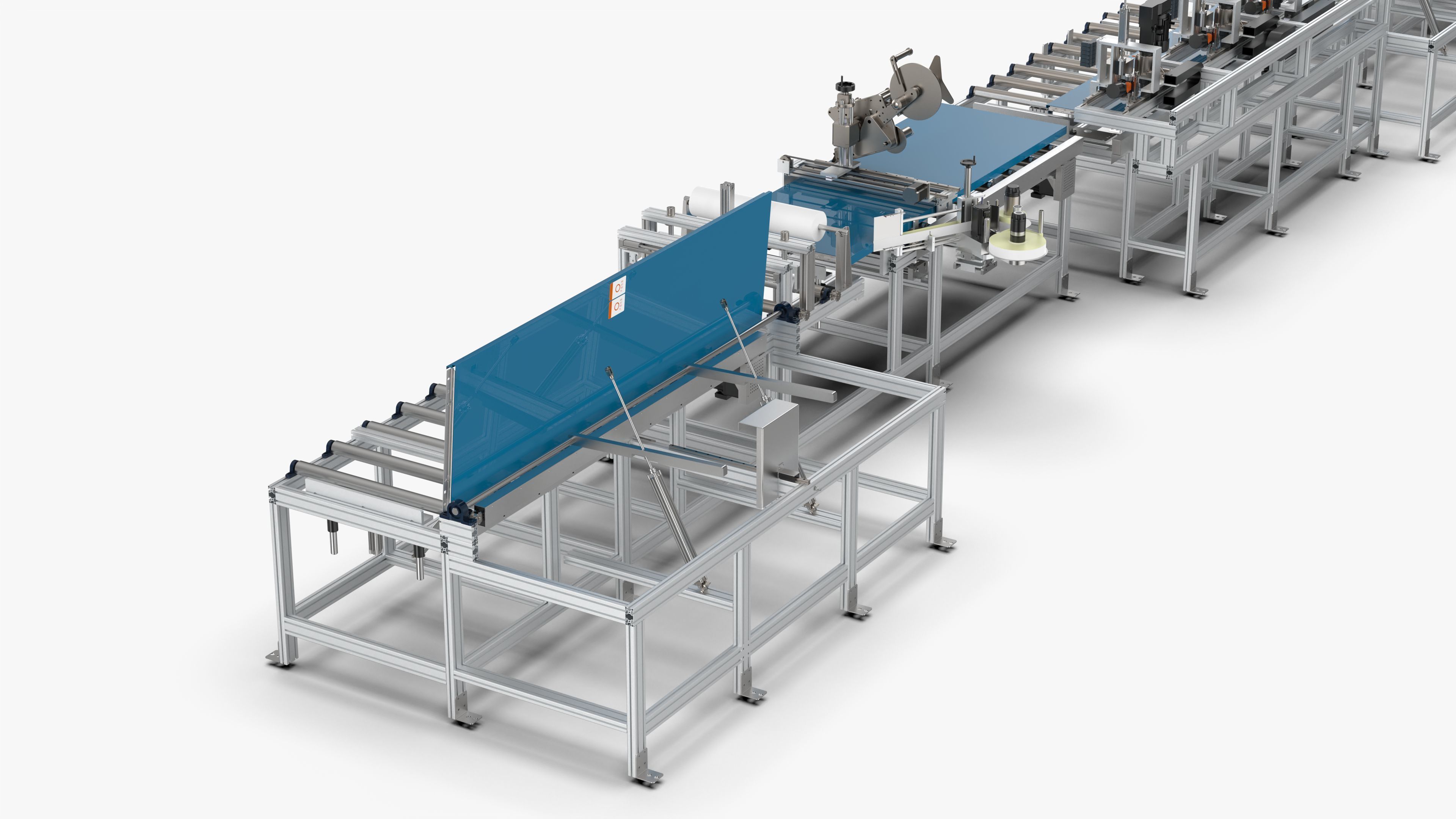 Automatic Hall Door Panel Assembly Line 3D model_10