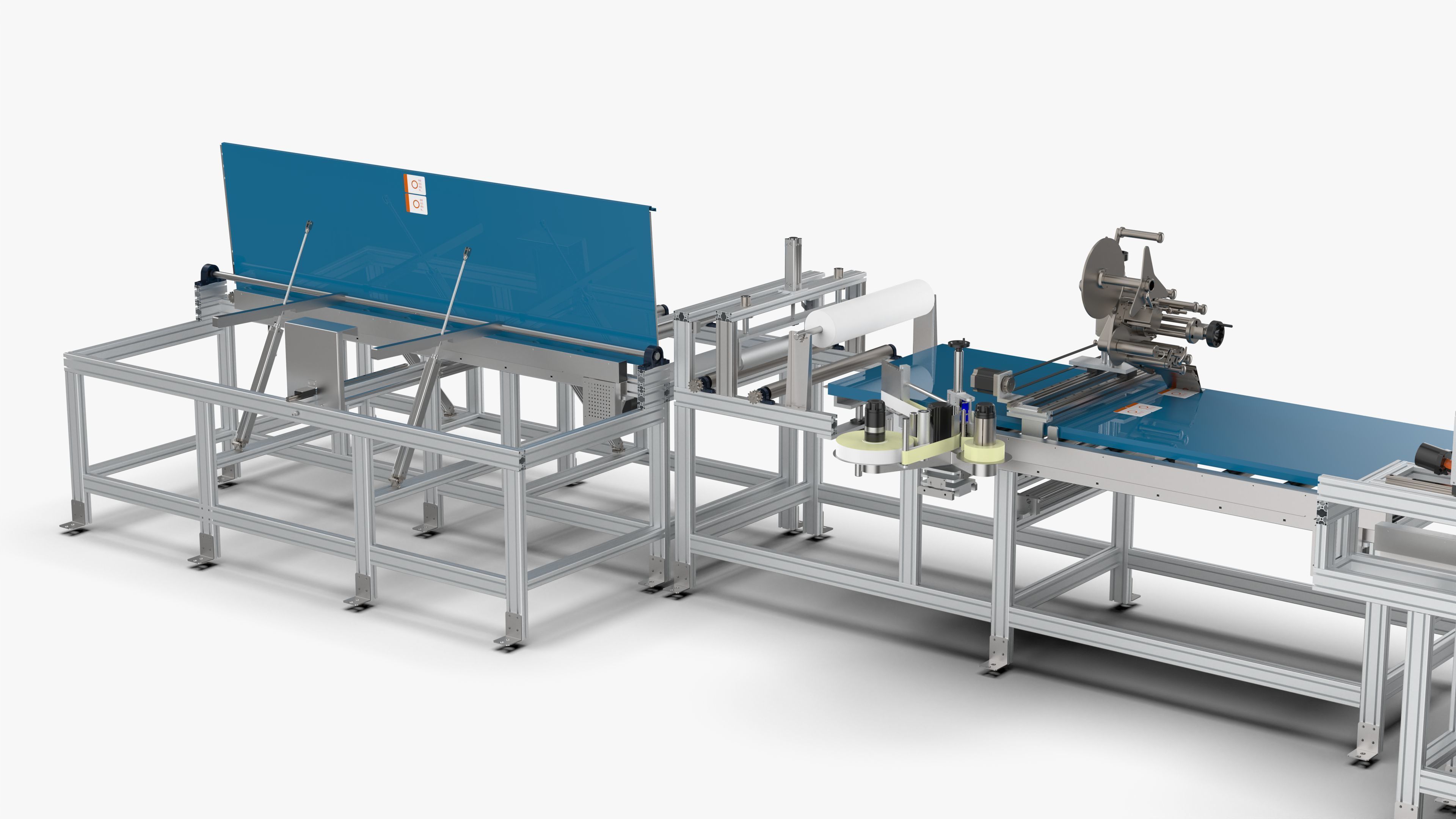 Automatic Hall Door Panel Assembly Line 3D model_11