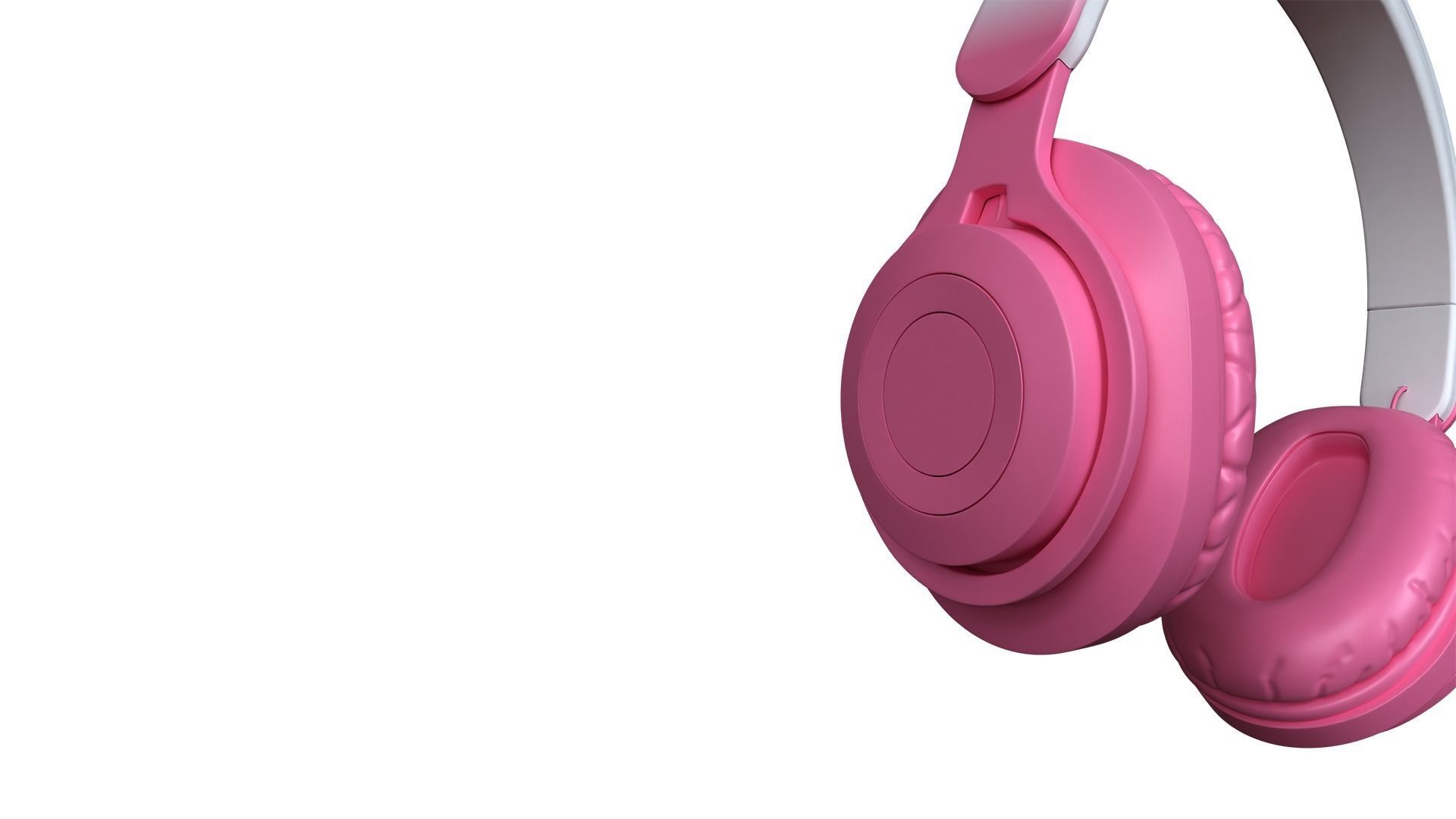 Headphone M6Plus HJ-4K Bhetrix Pink 3D model_5