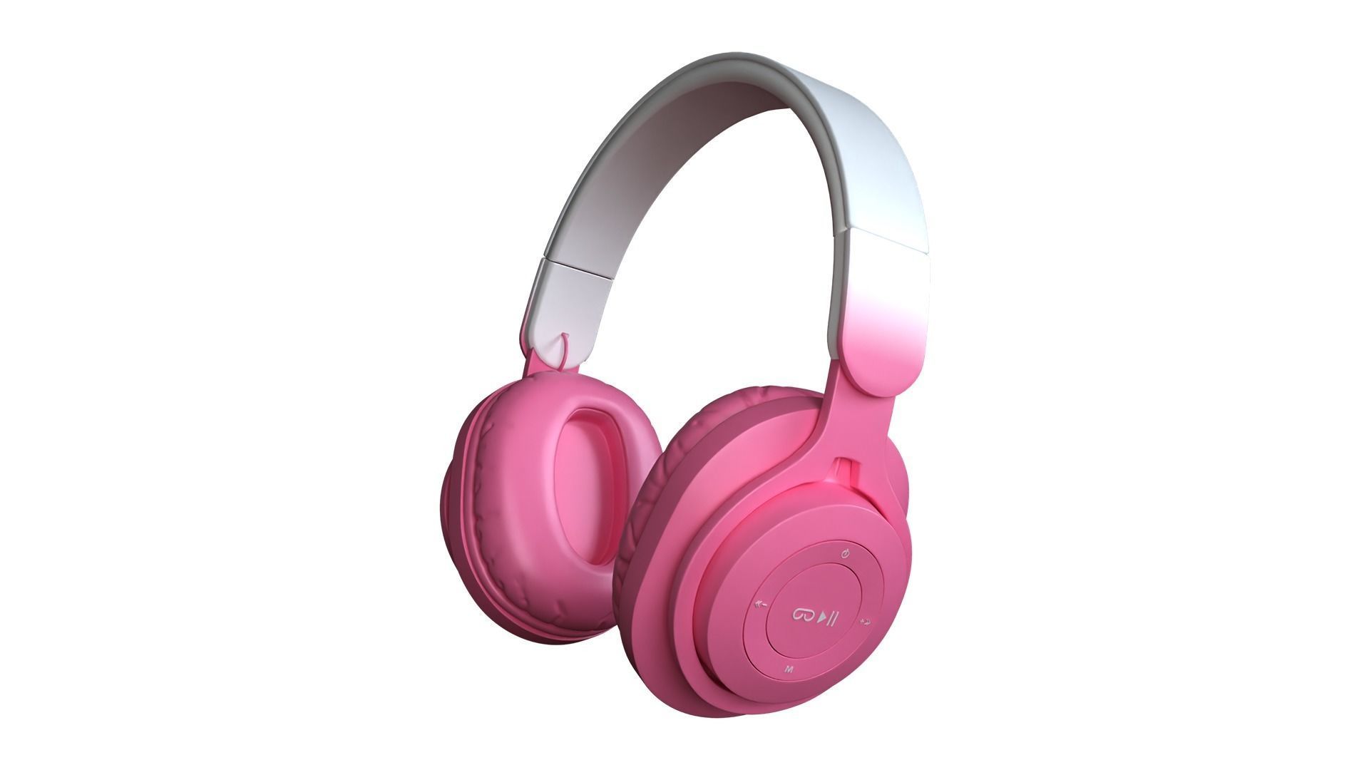 Headphone M6Plus HJ-4K Bhetrix Pink 3D model_2