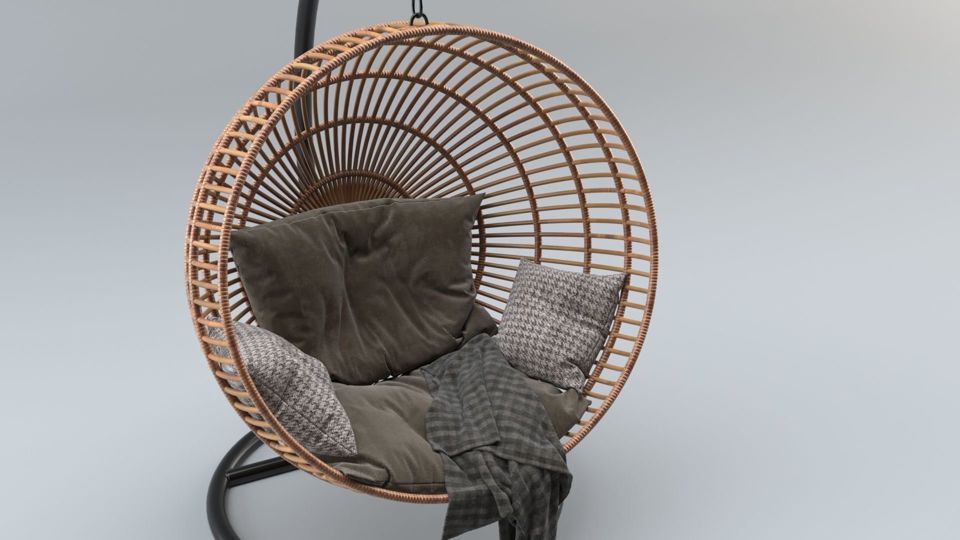 Hanging Chair 3d model 3D model_3