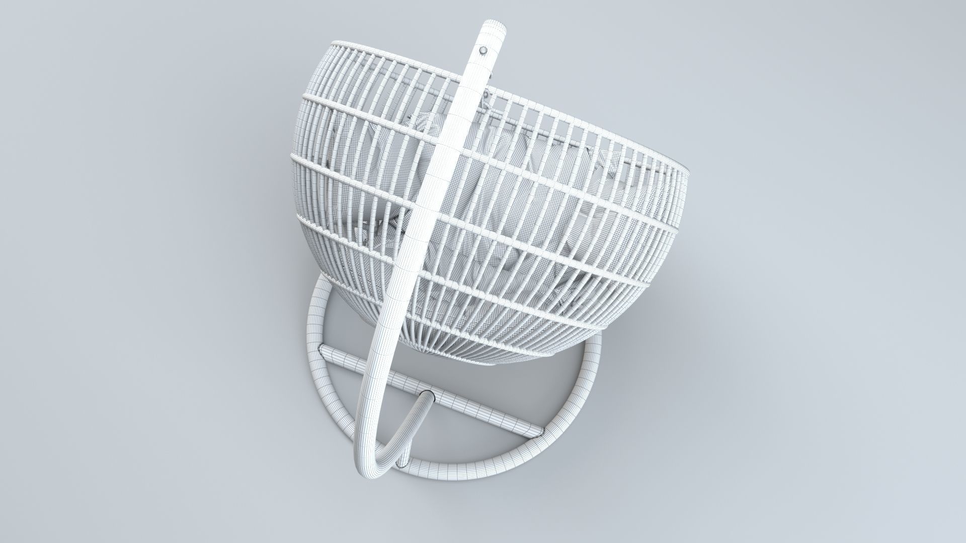 Hanging Chair 3d model 3D model_7