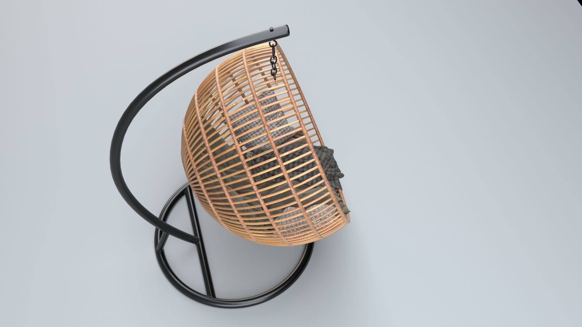 Hanging Chair 3d model 3D model_5