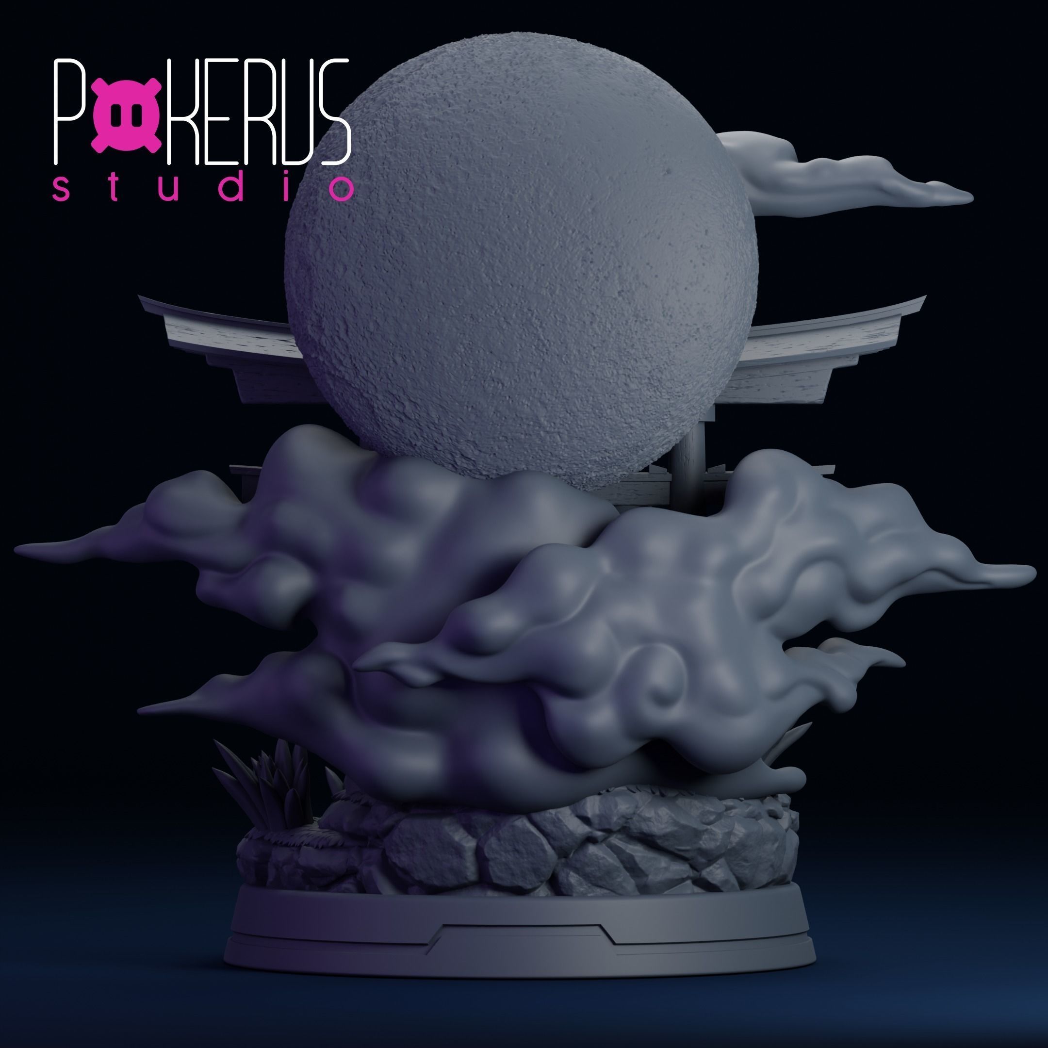 Umbreon Statue 3D print model_8