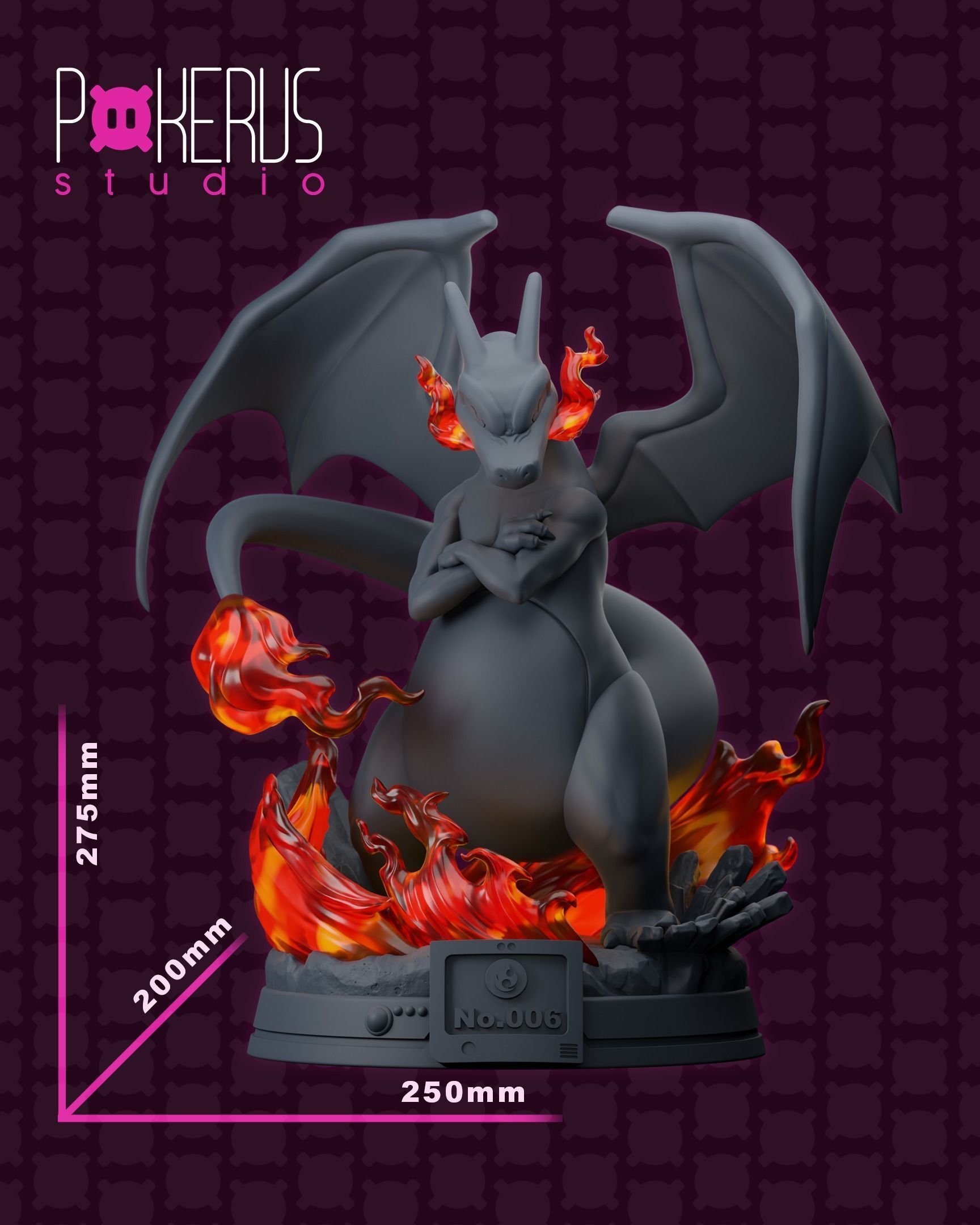 Charizard Statue 3D print model_9