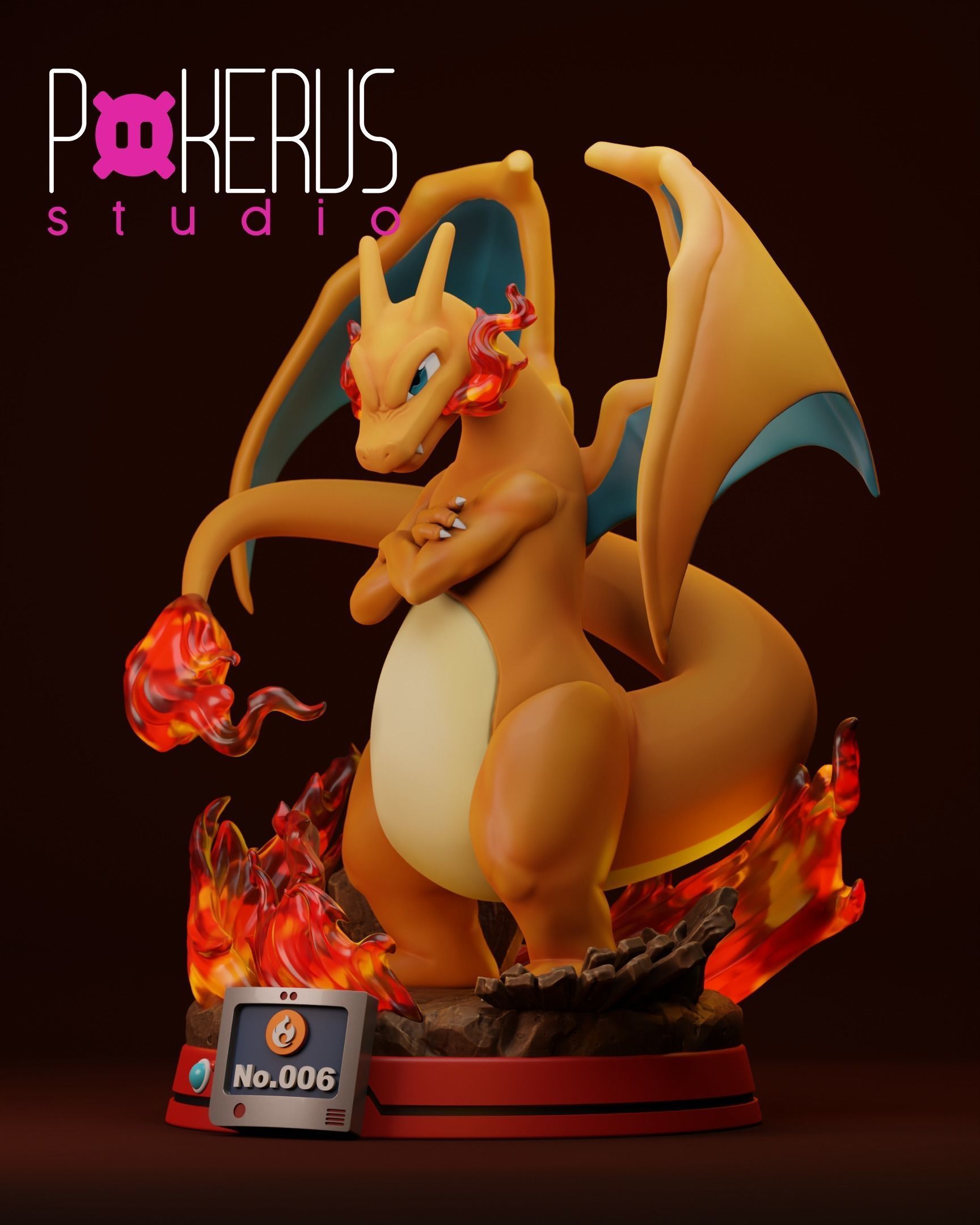 Charizard Statue 3D print model_2
