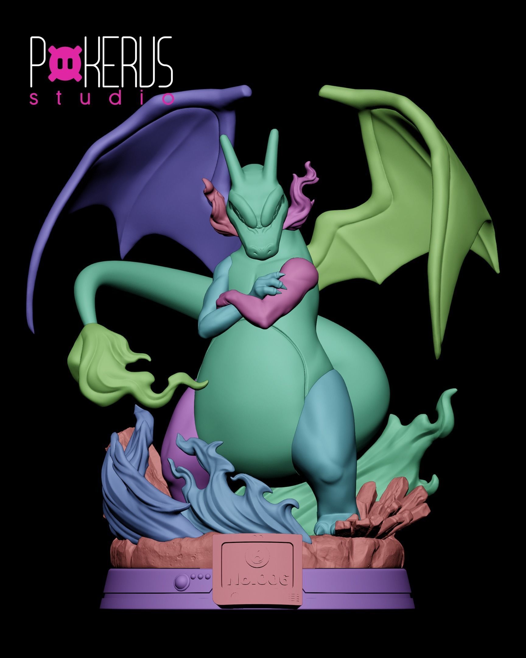 Charizard Statue 3D print model_10