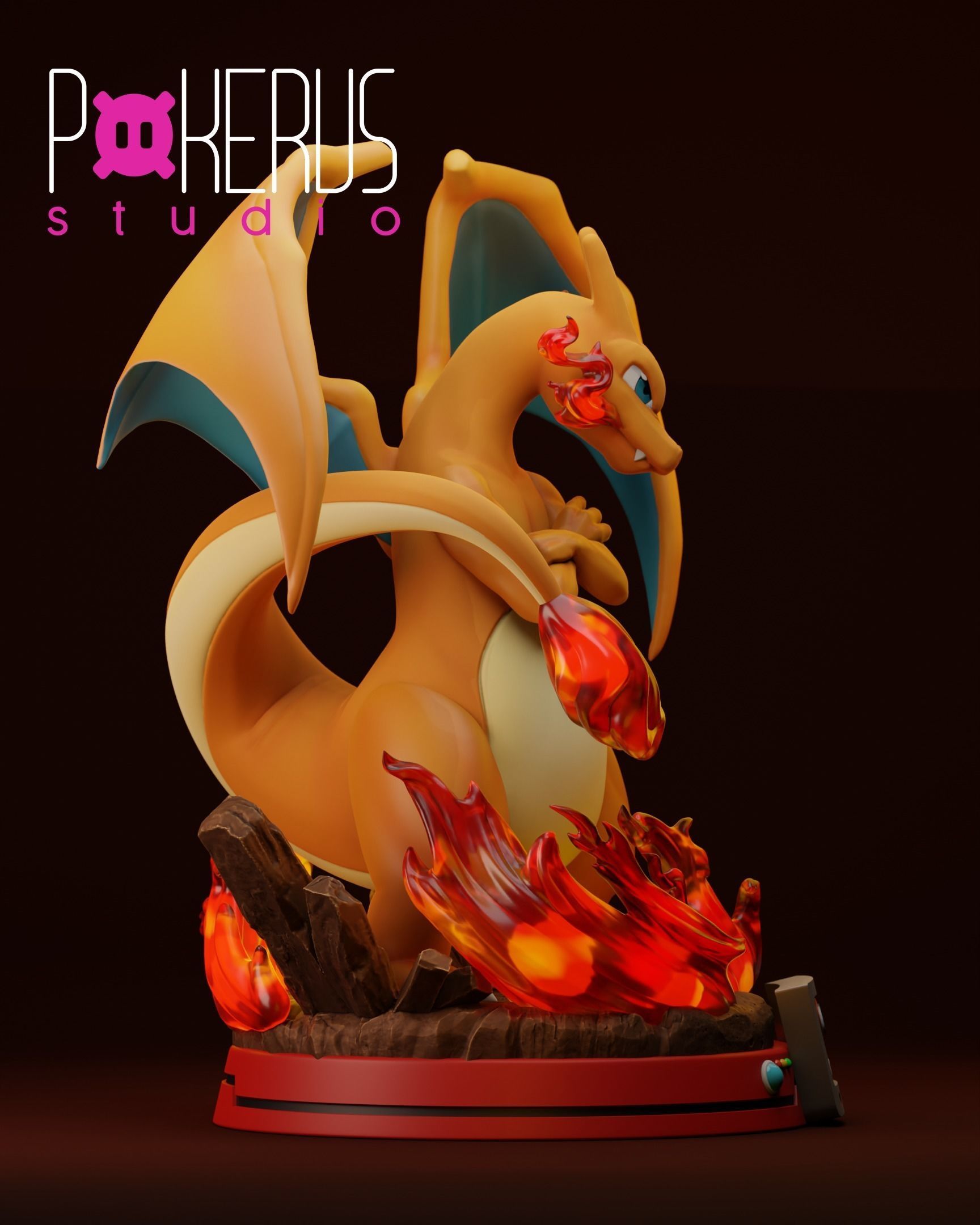 Charizard Statue 3D print model_3