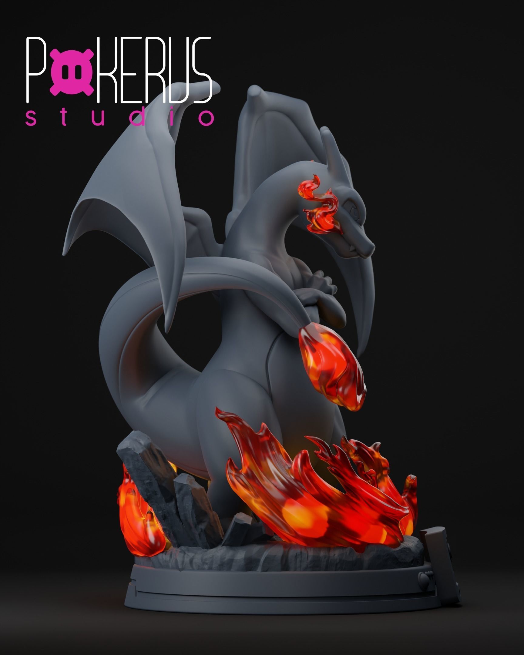 Charizard Statue 3D print model_8