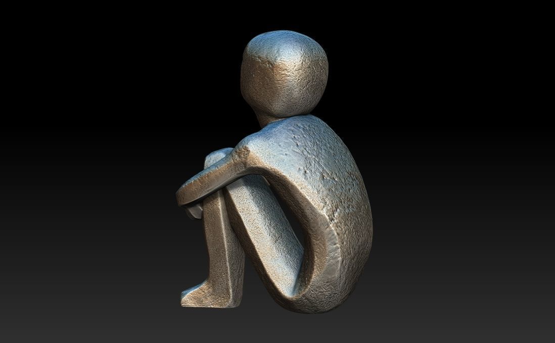 Iron Boy Jarnpojke Statue 3D print model_2