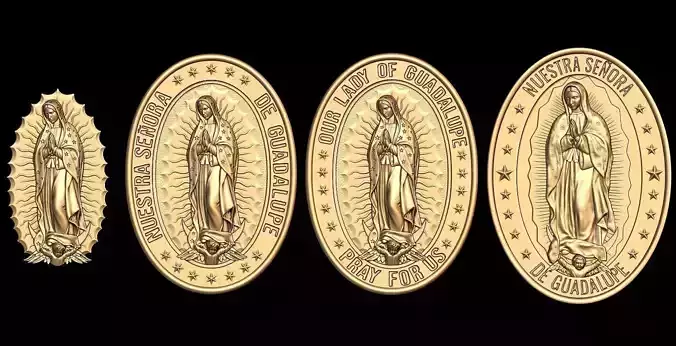 Virgin of Guadalupe pendant