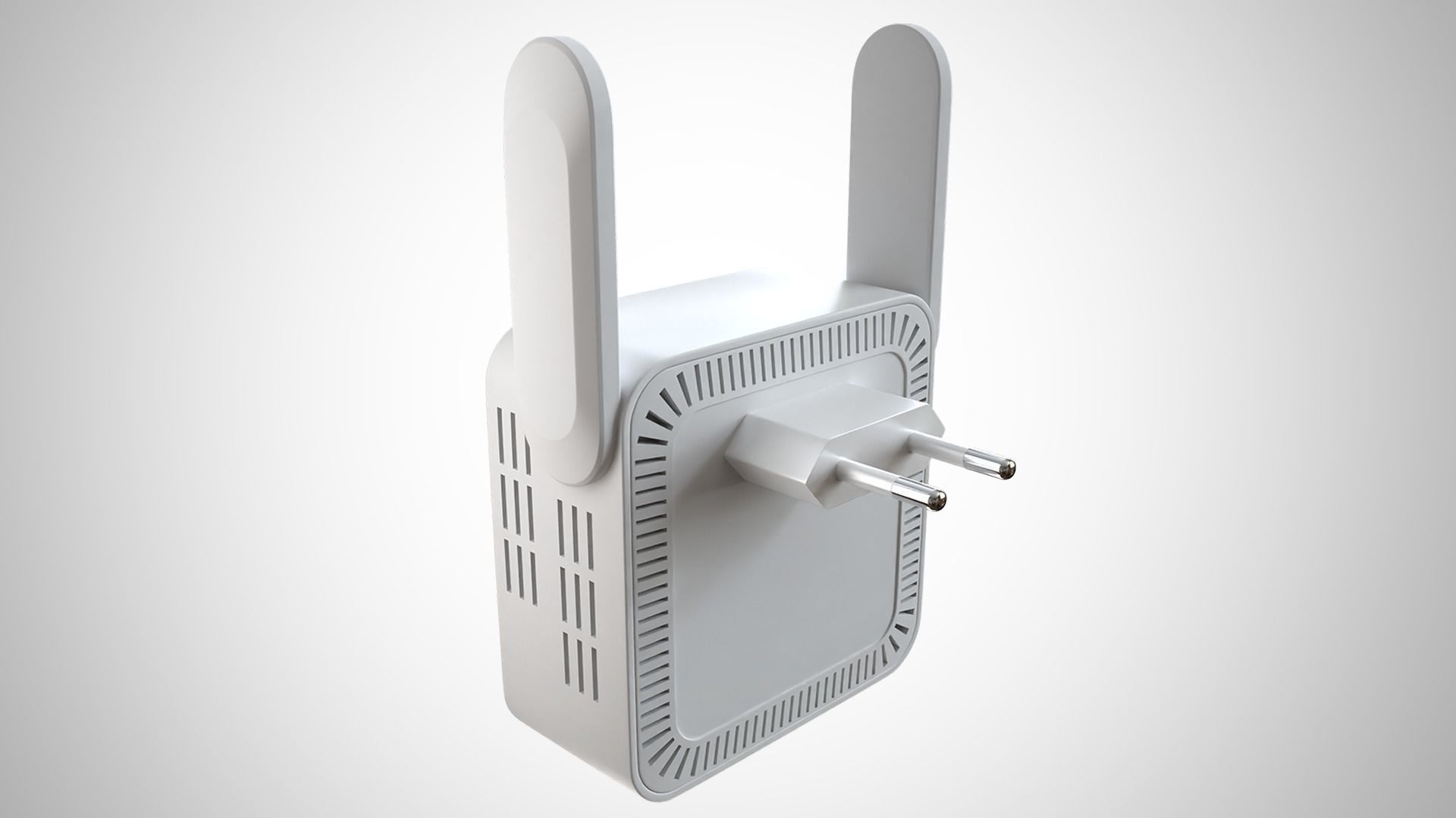 WiFi Repeater RB-4N 2 Antenas 3D model_2