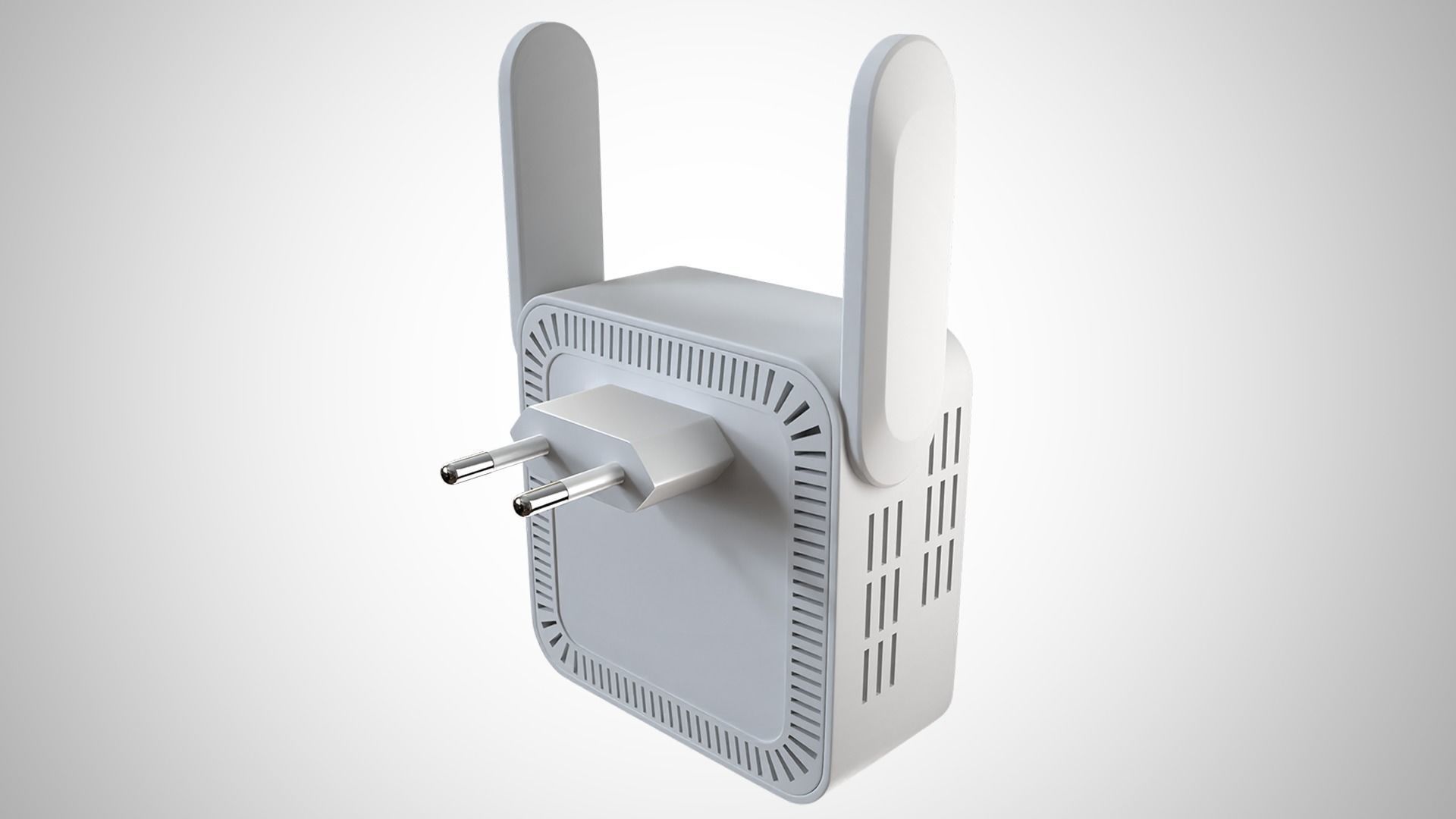 WiFi Repeater RB-4N 2 Antenas 3D model_3