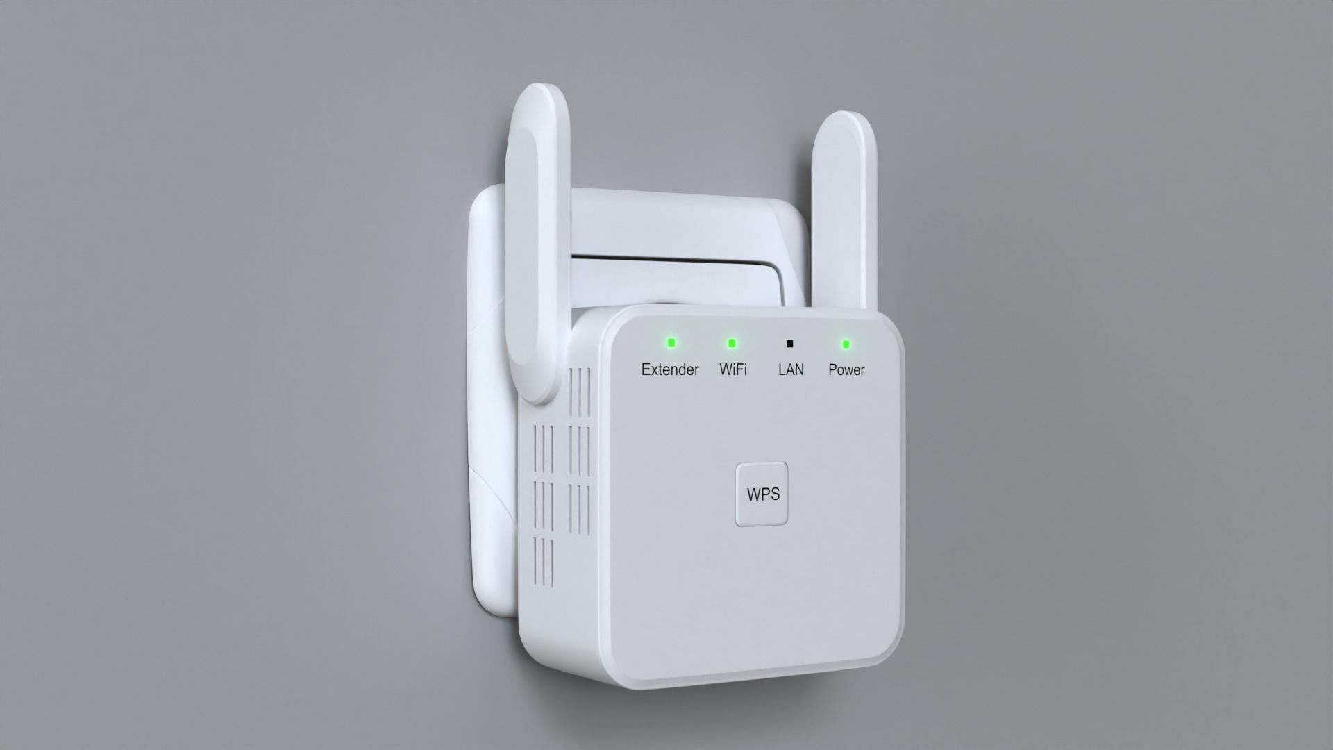 WiFi Repeater RB-4N 2 Antenas 3D model_9