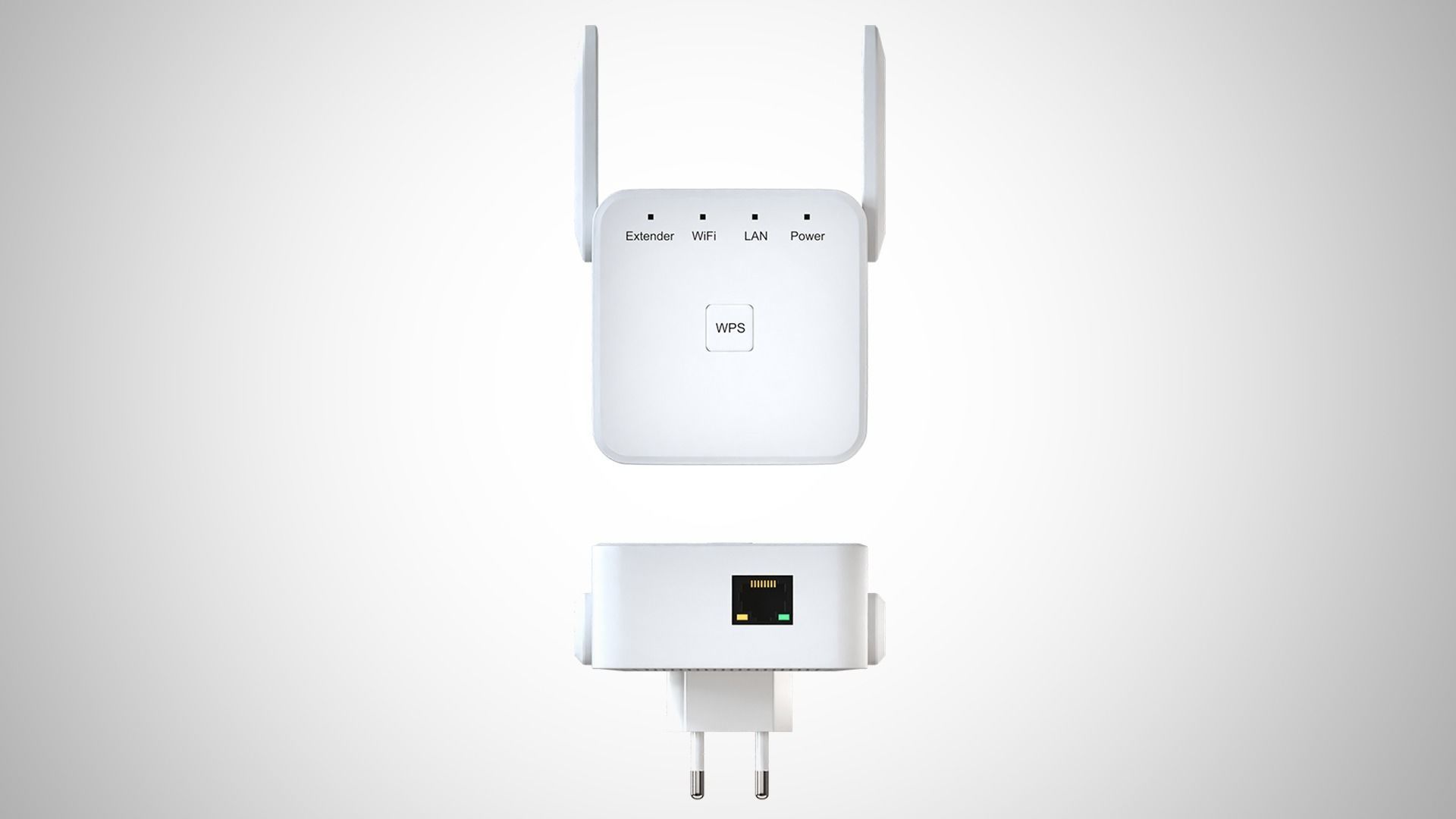 WiFi Repeater RB-4N 2 Antenas 3D model_1