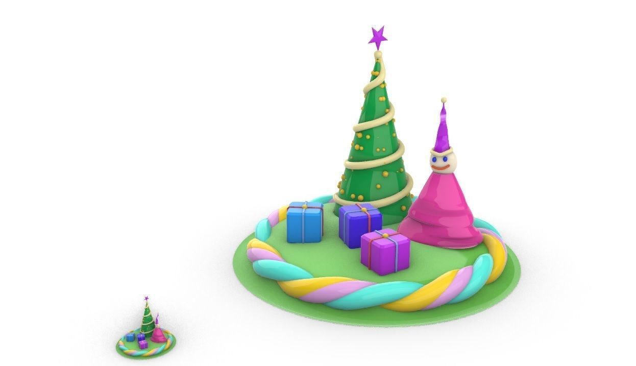 Xmas 2022 Decoration 3D model_8