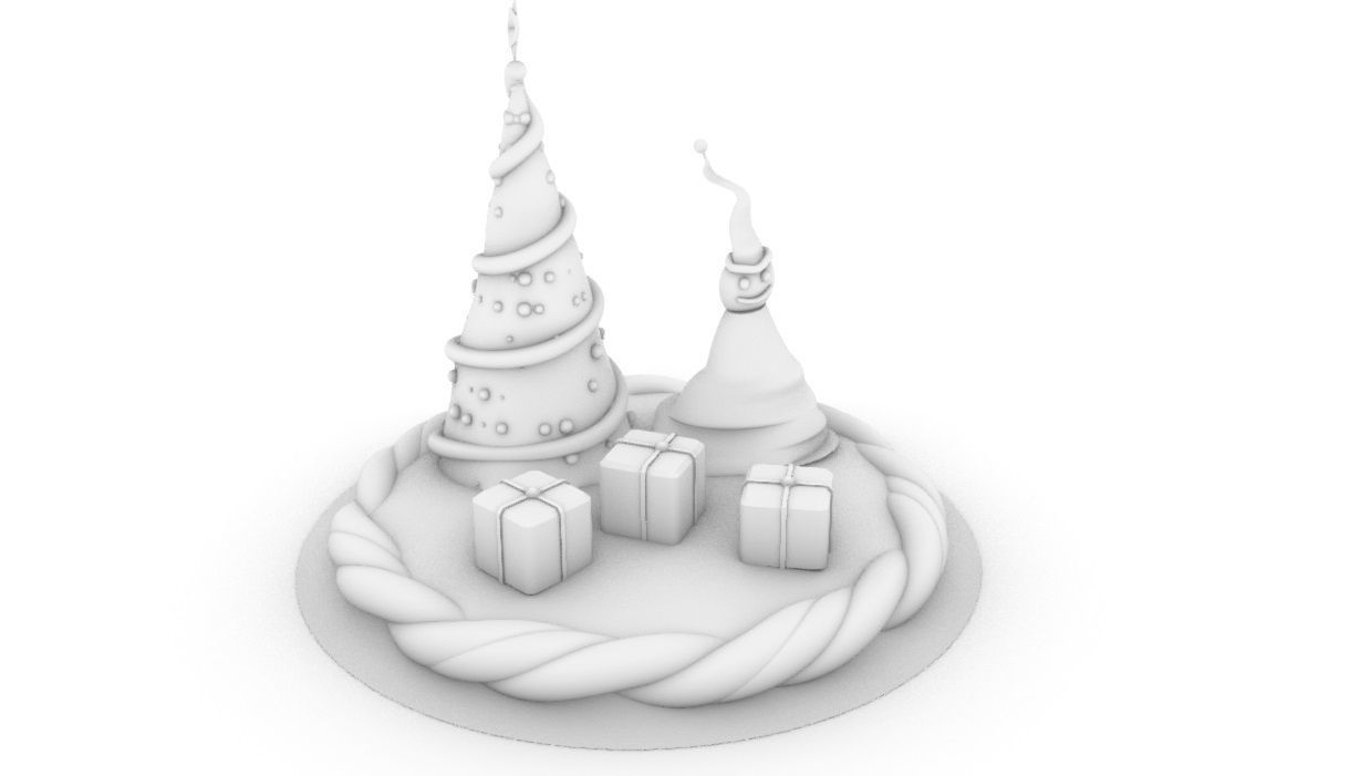 Xmas 2022 Decoration 3D model_11